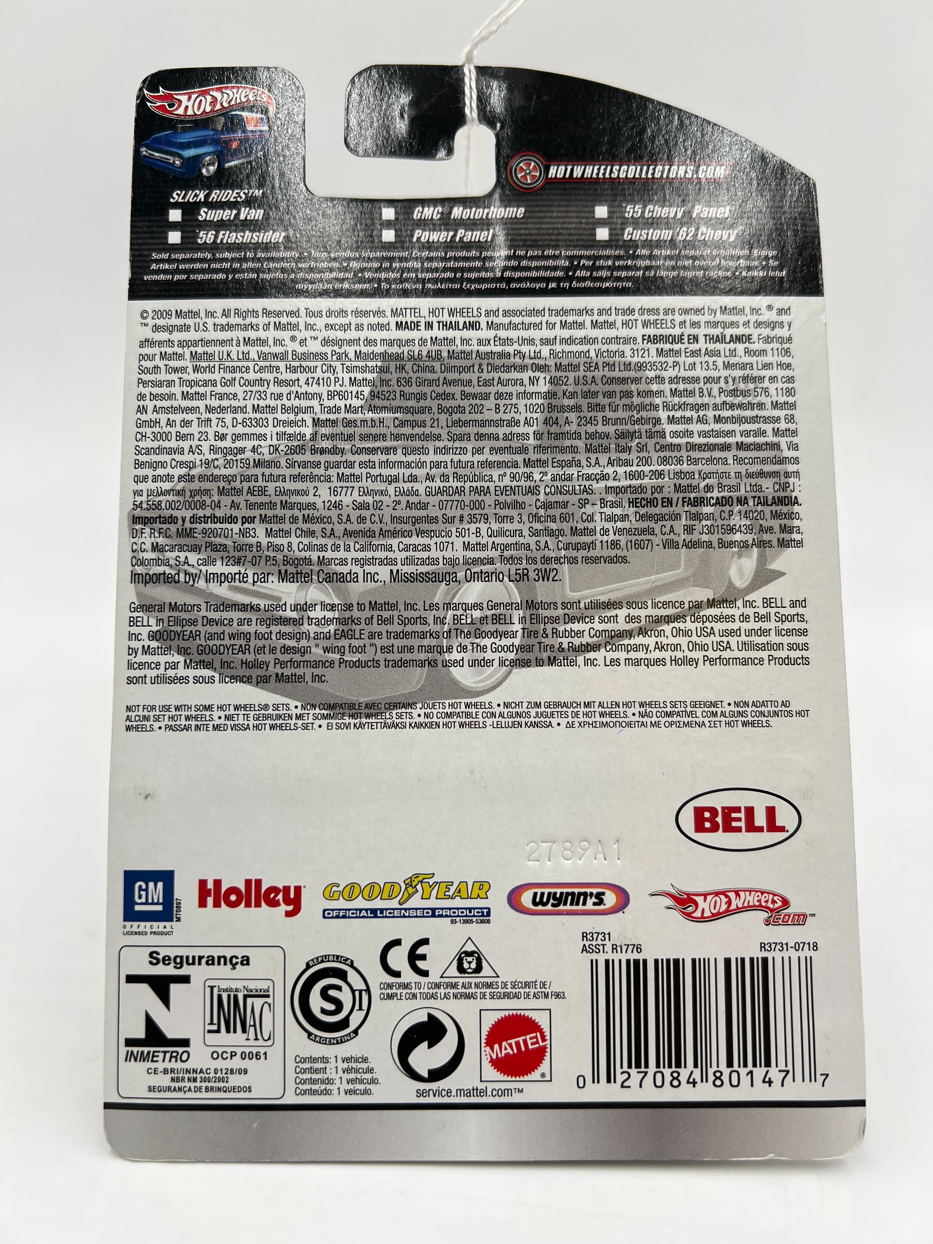 Hot Wheels Slick Rides #5 Power Panel Hooker Headers White 242H - Image 7