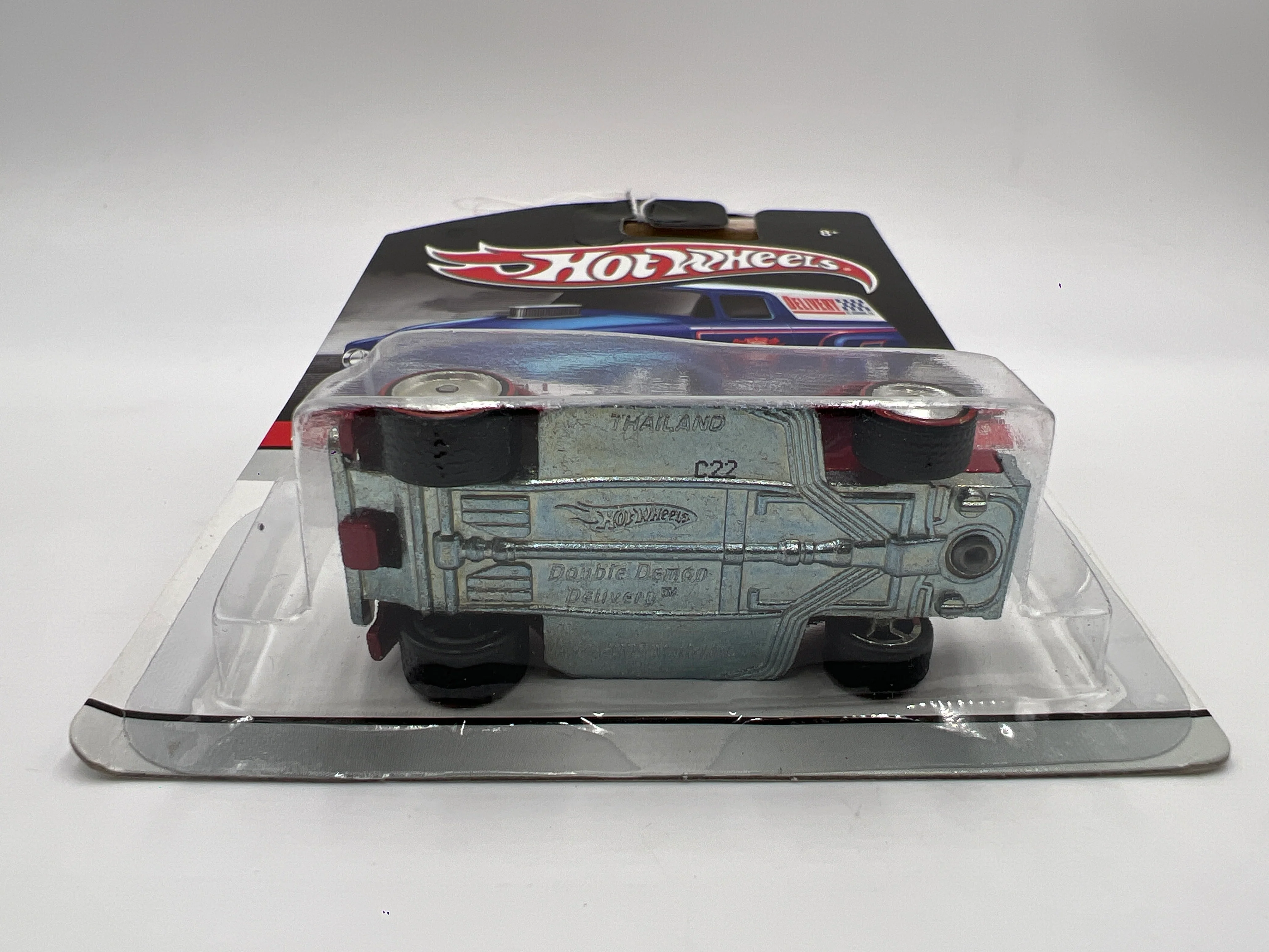 Hot Wheels Slick Rides #30 Double Demon Delivery Kendall Motor Oil Red 243G - Image 6