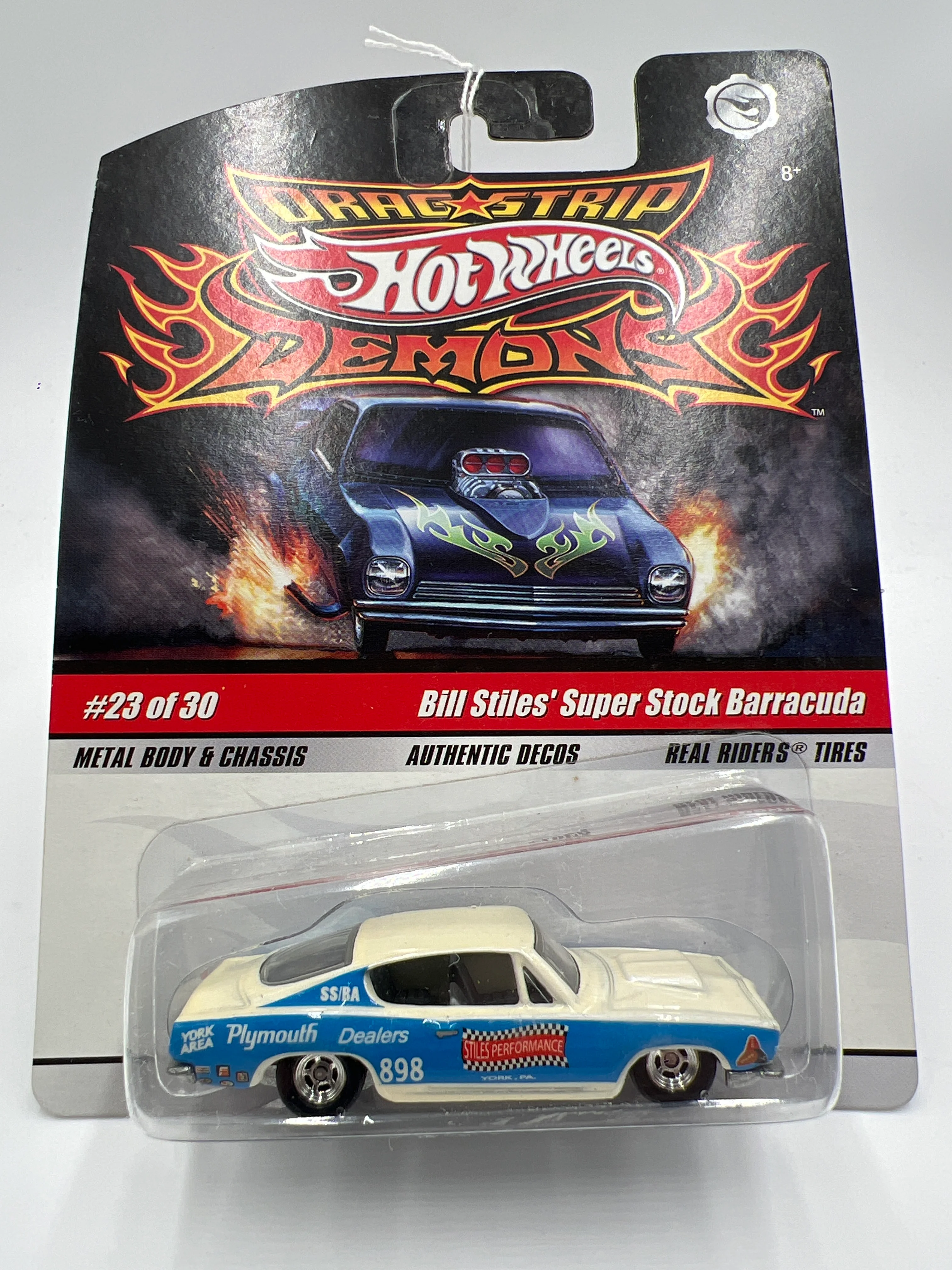 Hot Wheels Premium Drag Strip Demons #23 Bill Stiles Super Stock Barracuda SR - Image 2