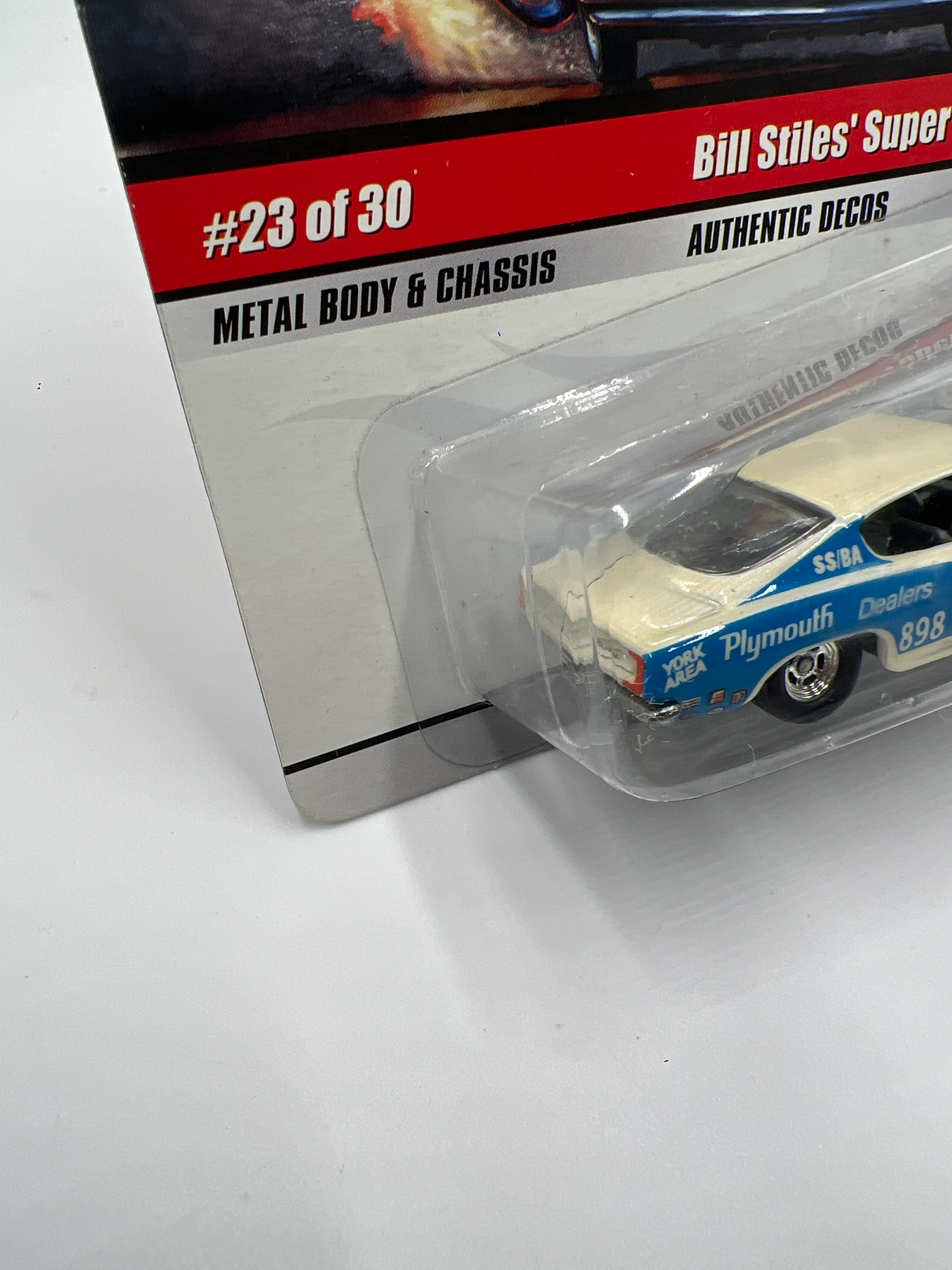 Hot Wheels Premium Drag Strip Demons #23 Bill Stiles Super Stock Barracuda SR - Image 5