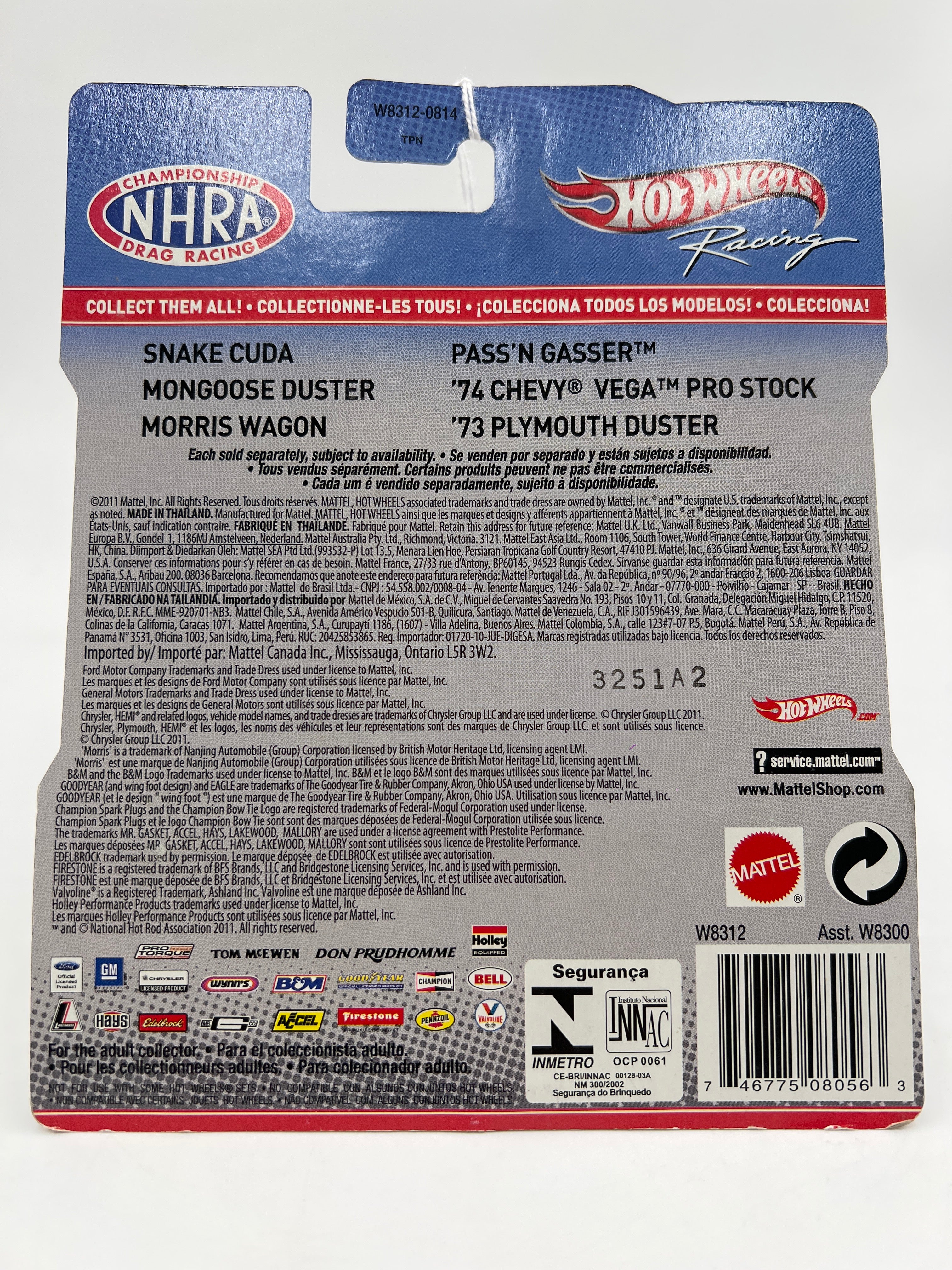 Hot Wheels Racing Premium NHRA Drag Racing 73 Plymouth Duster Holy Moly 243D - Image 7