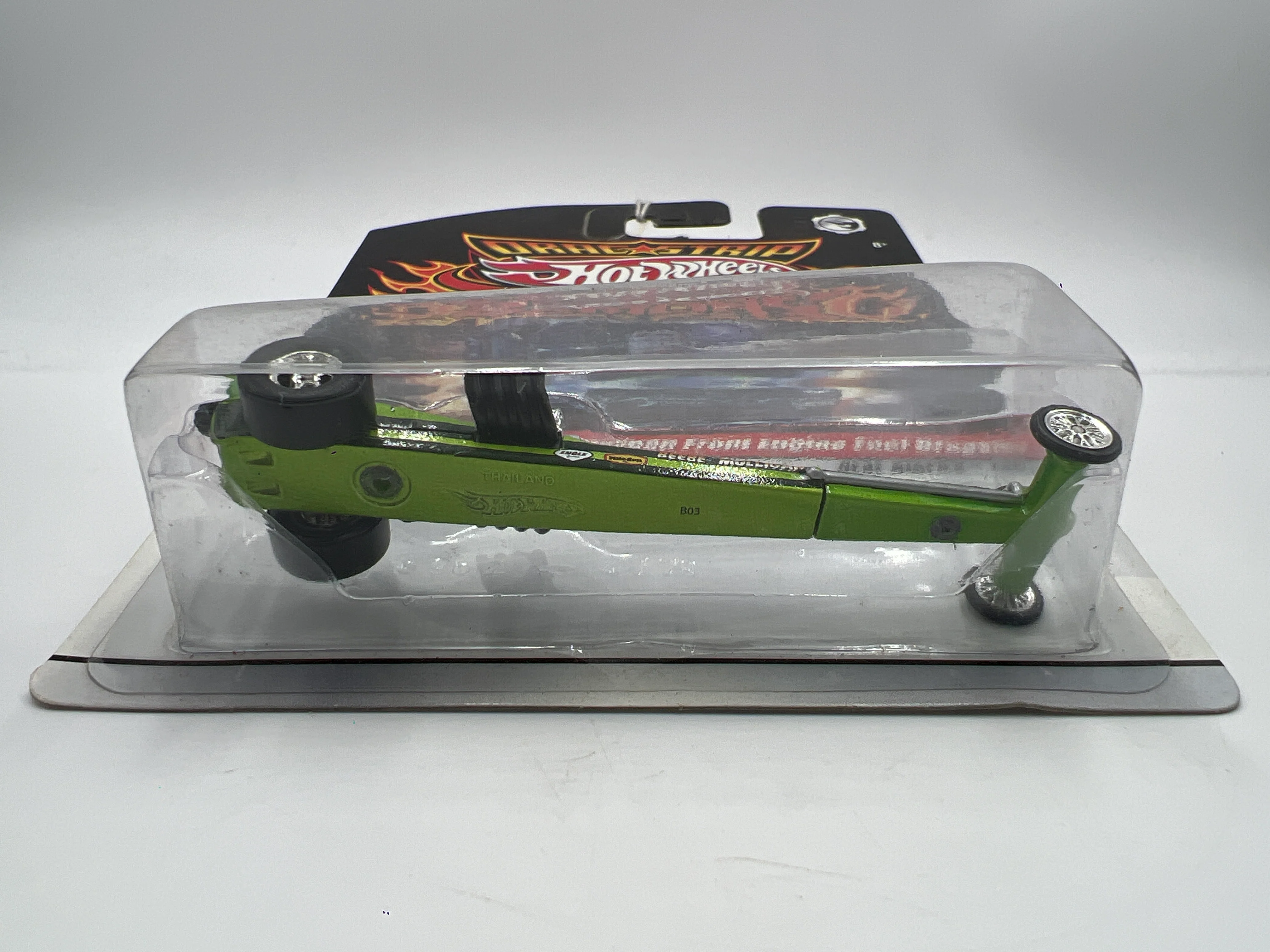 Hot Wheels Premium Drag Strip Demons #12 Beebe & Mulligan Front Engine Fuel Dragster Green - Image 6
