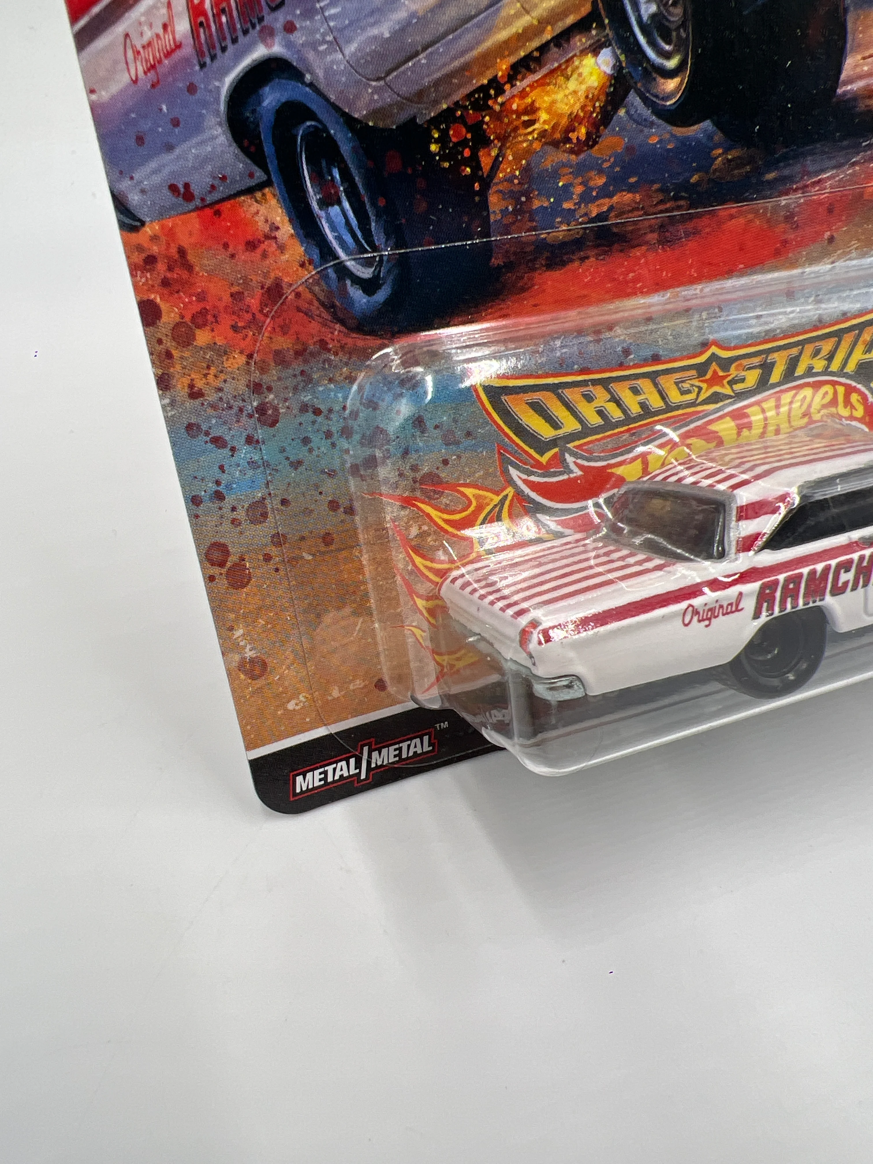Hot Wheels Premium Drag Strip Demons #1 65 Dodge Coronet White 242G - Image 4