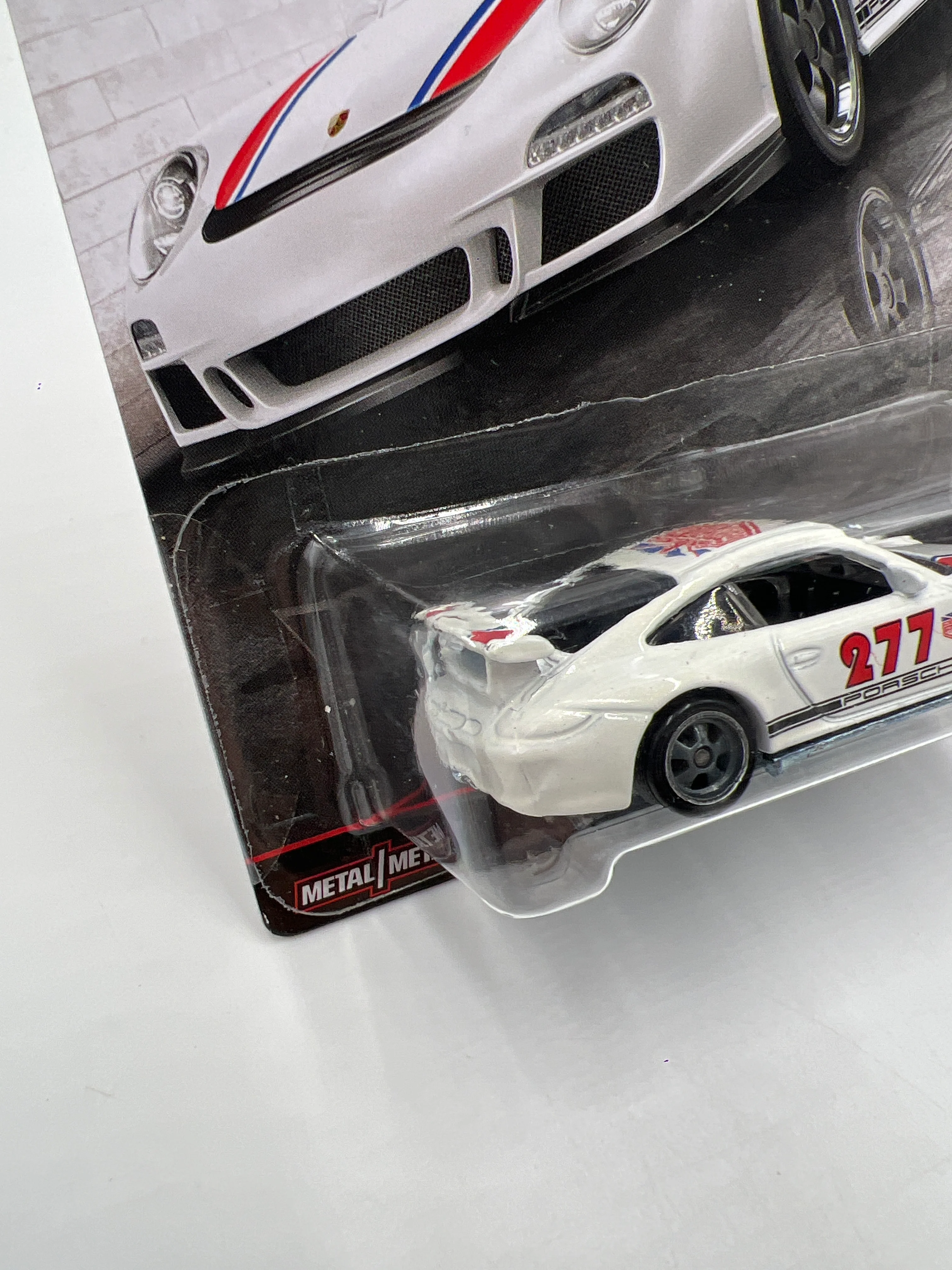 Hot Wheels Premium Euro Style #2 Porsche 911 GT3 RS White Magnus Walker W/Protector - Image 5