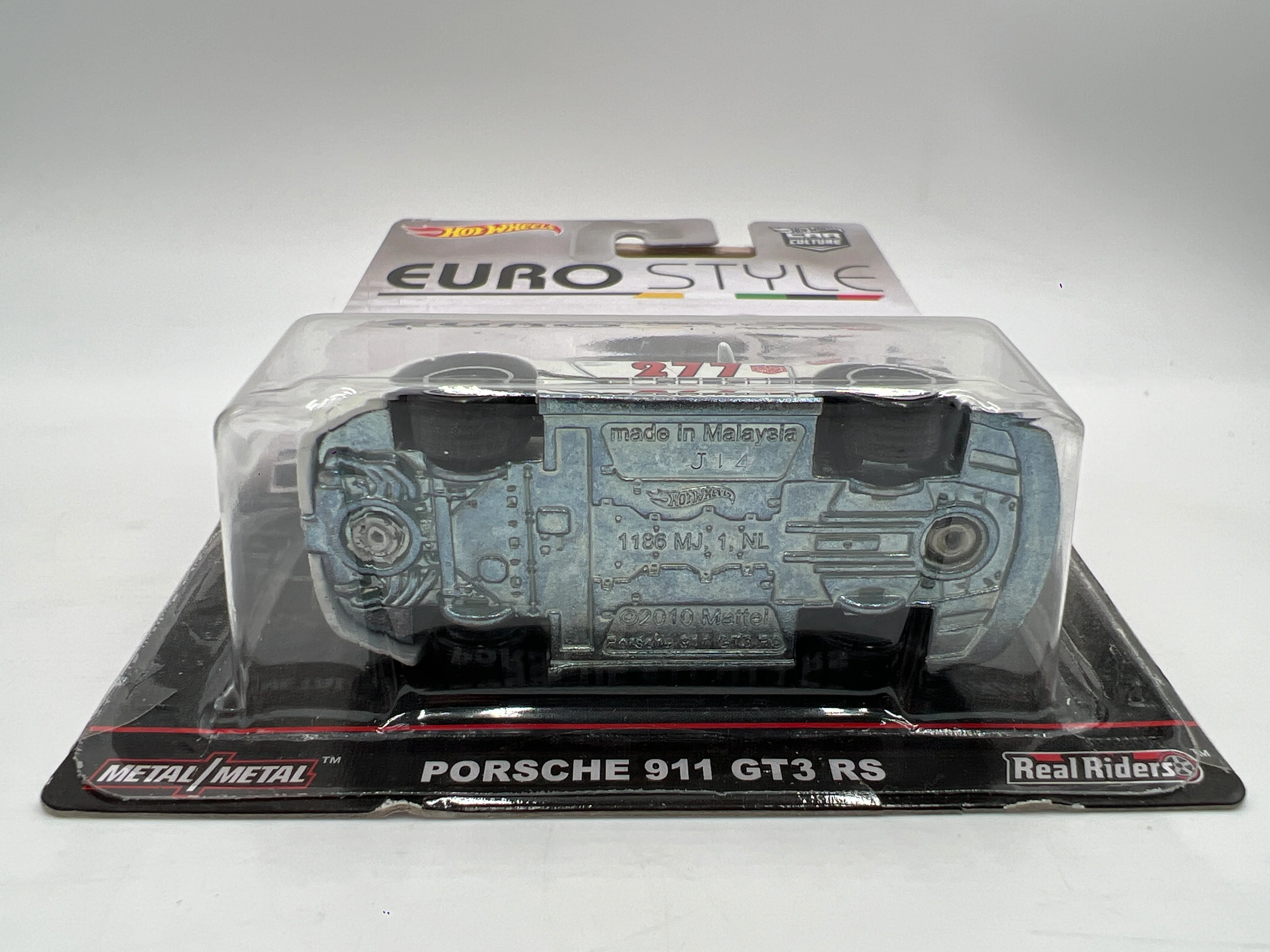 Hot Wheels Premium Euro Style #2 Porsche 911 GT3 RS White Magnus Walker W/Protector - Image 6