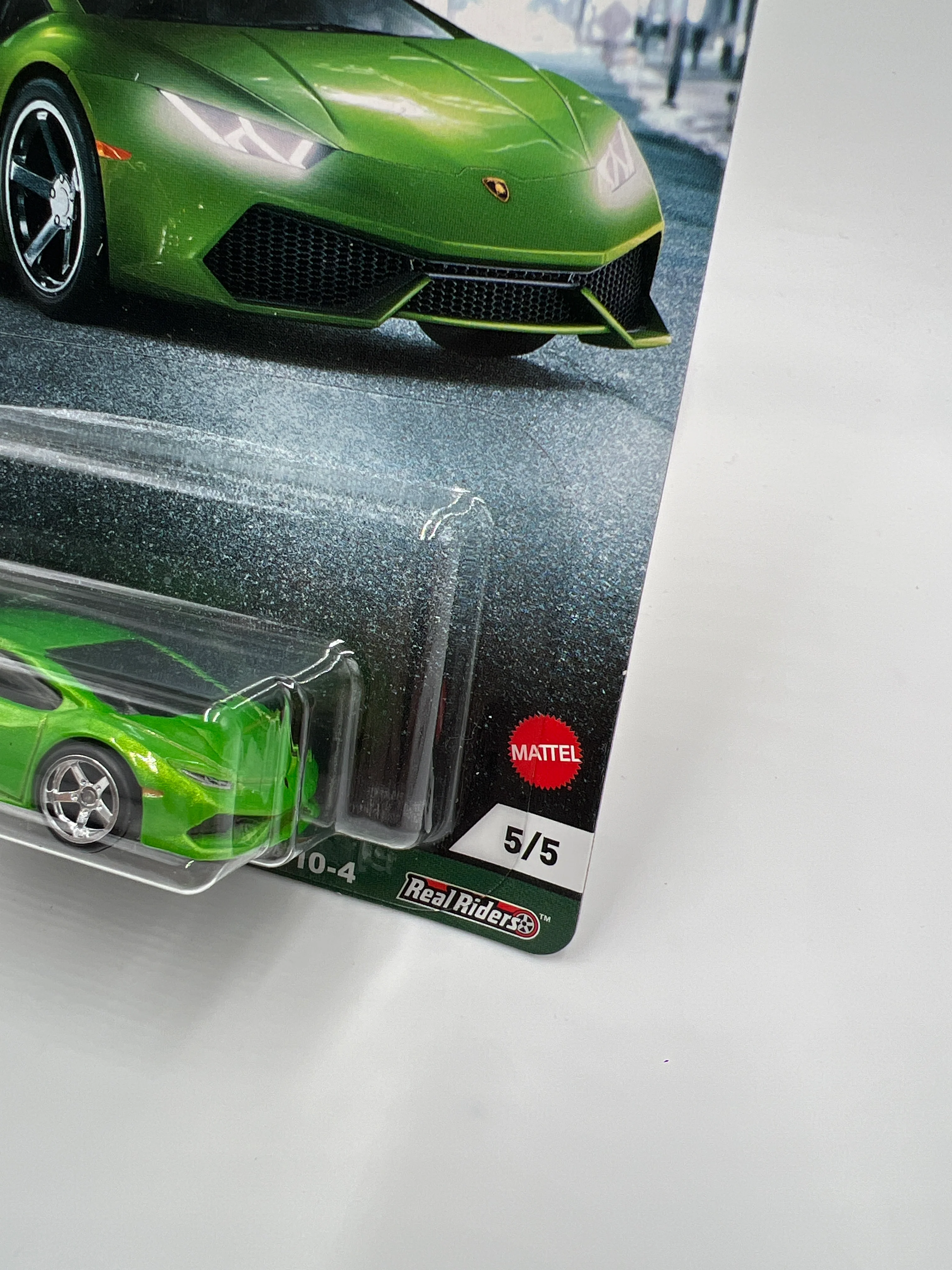 Hot Wheels Premium Exotic Envy #5 Lamborghini Huracan LP 610-4 Green 246A - Image 3