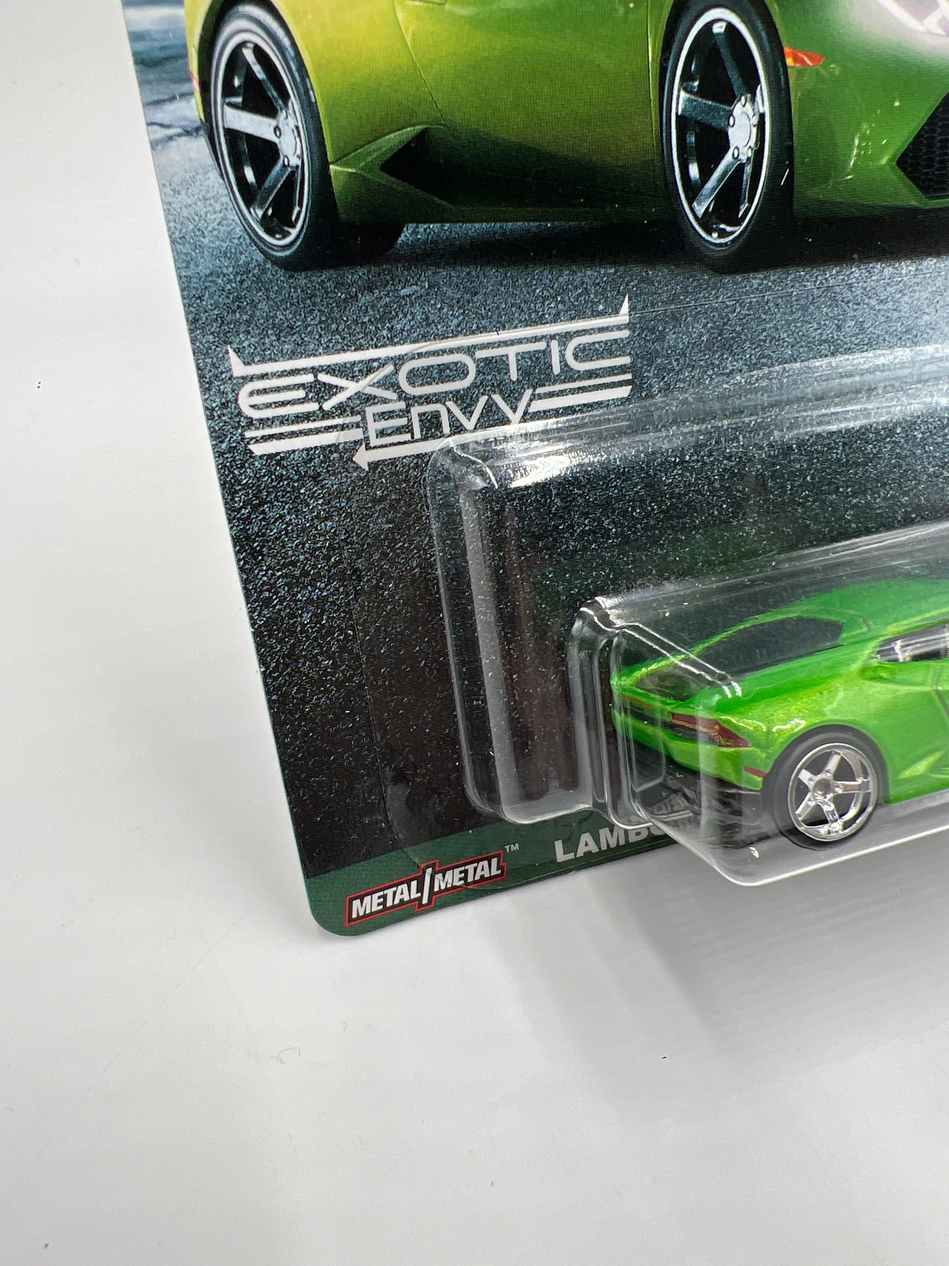 Hot Wheels Premium Exotic Envy #5 Lamborghini Huracan LP 610-4 Green 246A - Image 4
