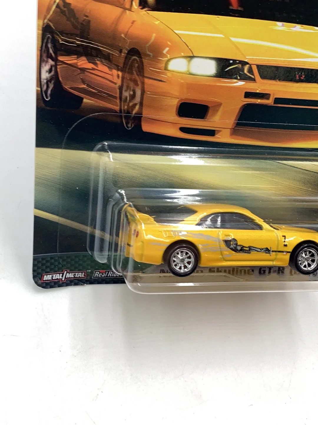 Hot wheels premium fast and furious Original Fast Nissan skyline GT-R bcnr33 5/5 with protector - Image 4