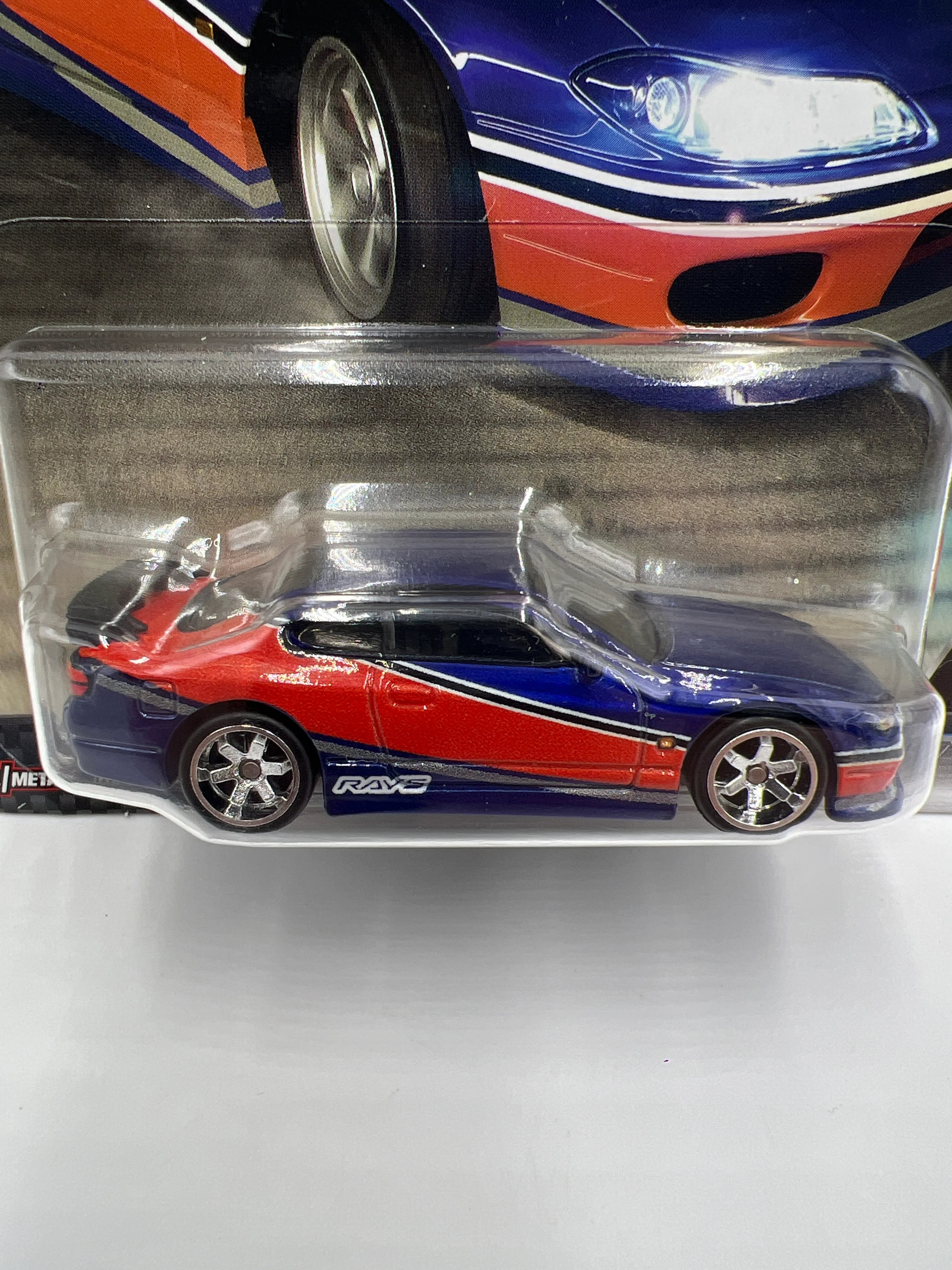 Hot Wheels Premium Fast & Furious #1 Nissan Silvia S15 Blue/Orange 246N - Image 2