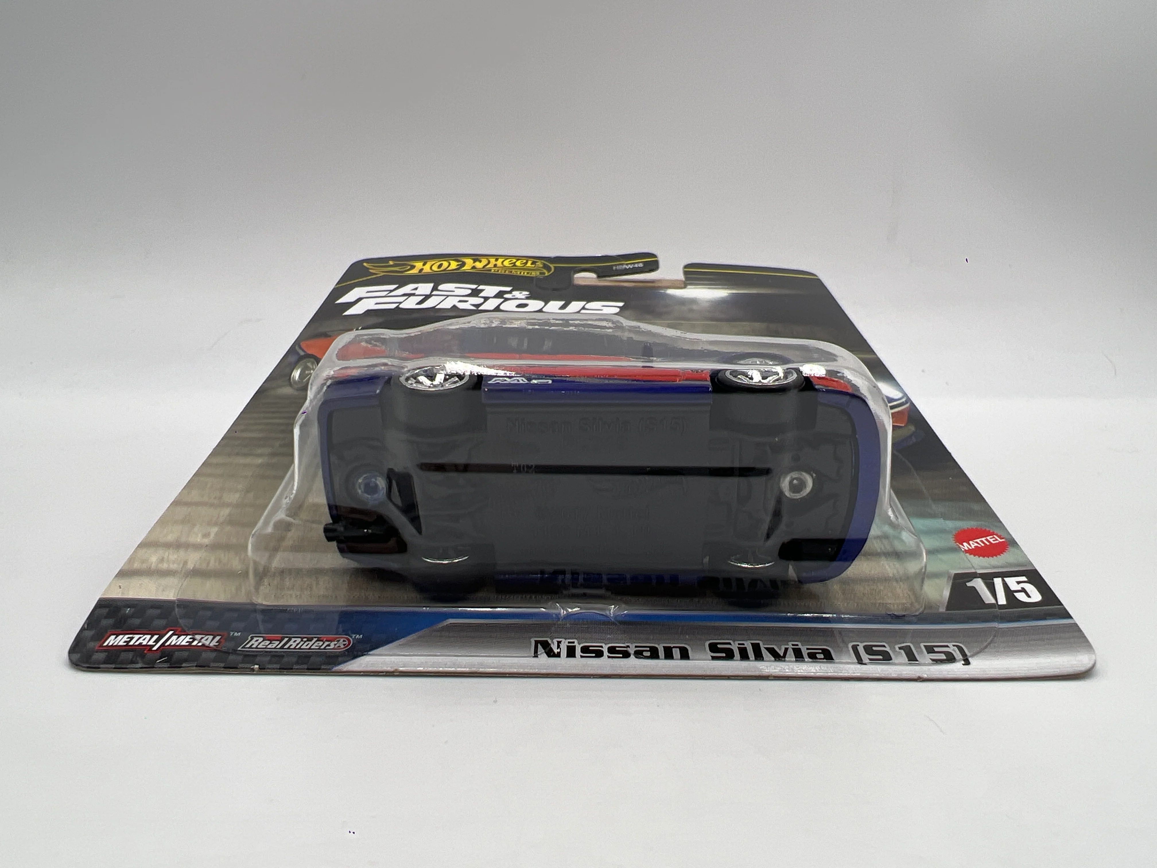Hot Wheels Premium Fast & Furious #1 Nissan Silvia S15 Blue/Orange 246N - Image 5