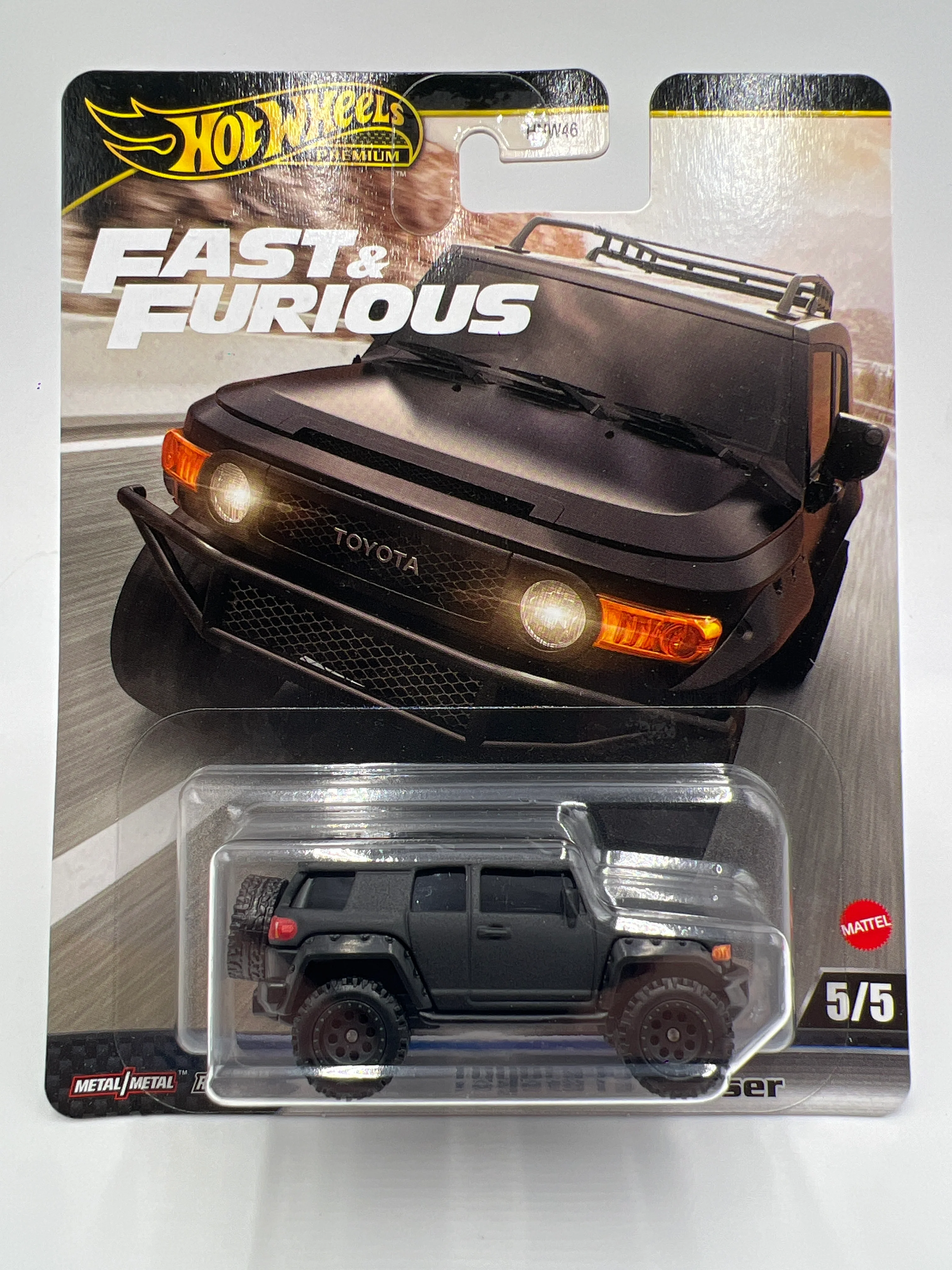 Hot Wheels Premium Fast & Furious #5 Toyota FJ Cruiser Black 251F