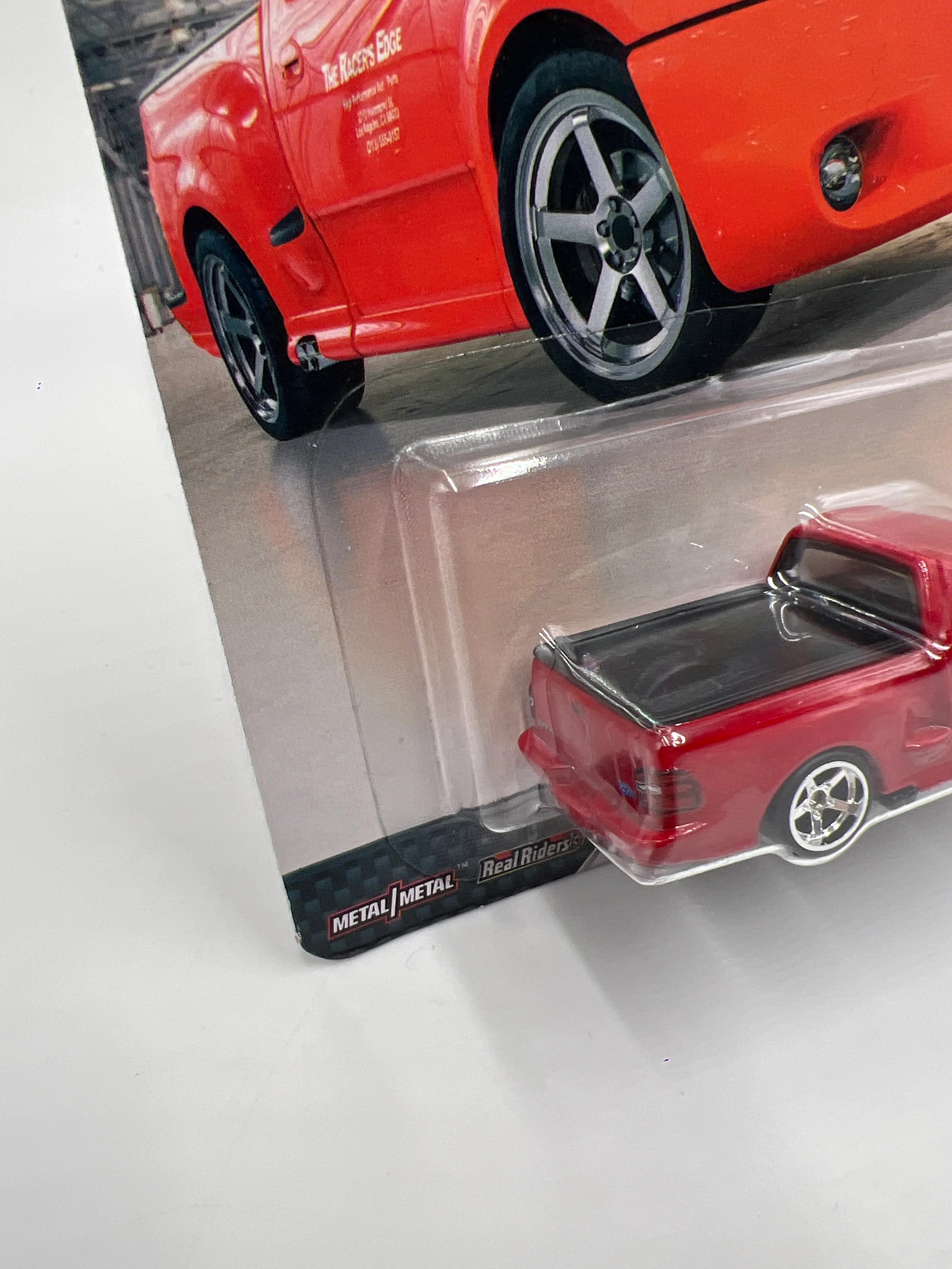 Hot Wheels Premium Fast & Furious Fast #1 99 Ford F-150 SVT Lightning Red W/Protector 1 - Image 4