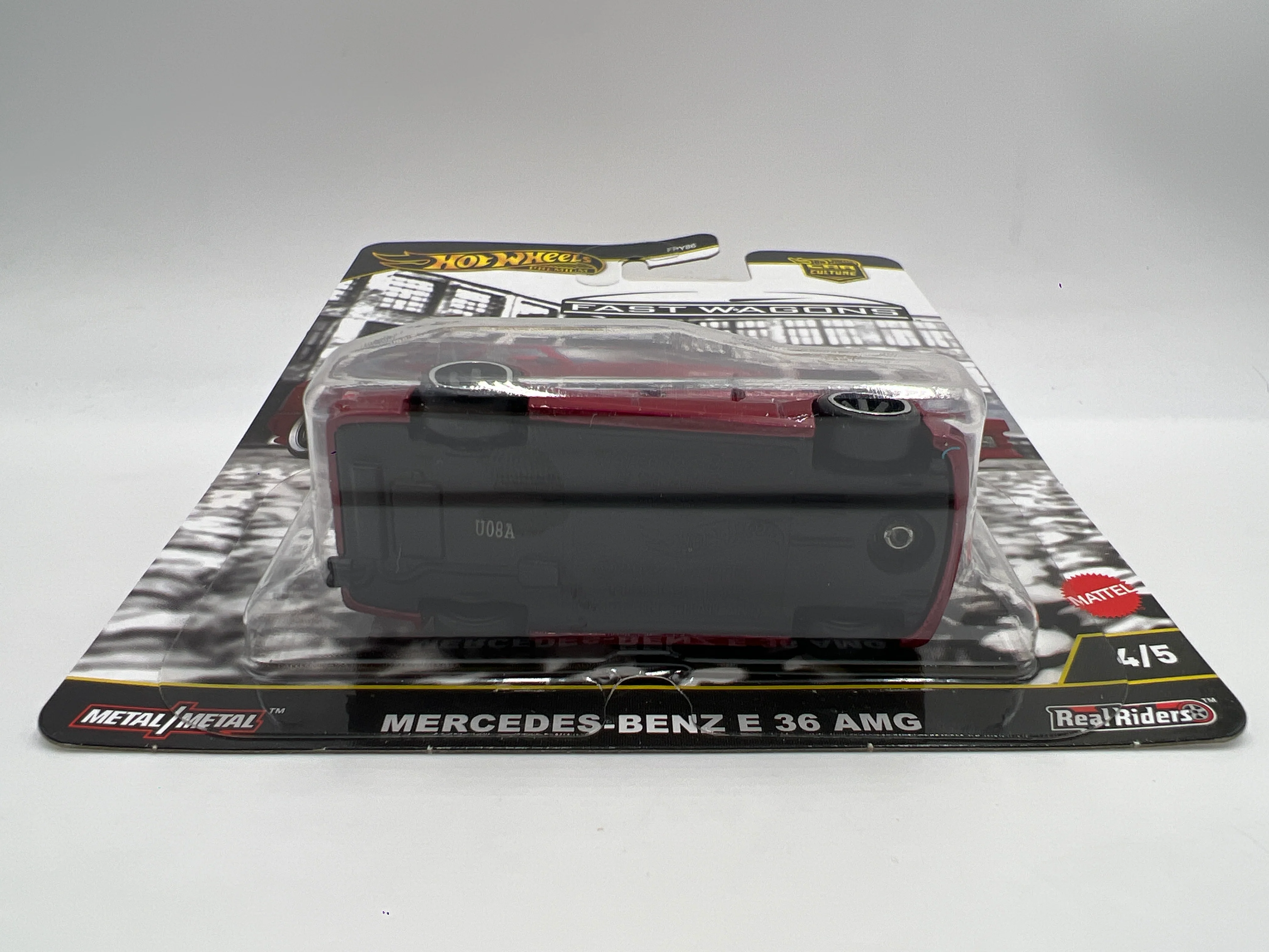 Hot Wheels Premium Fast Wagons #4 Mercedes-Benz E 36 AMG Red 251H - Image 5