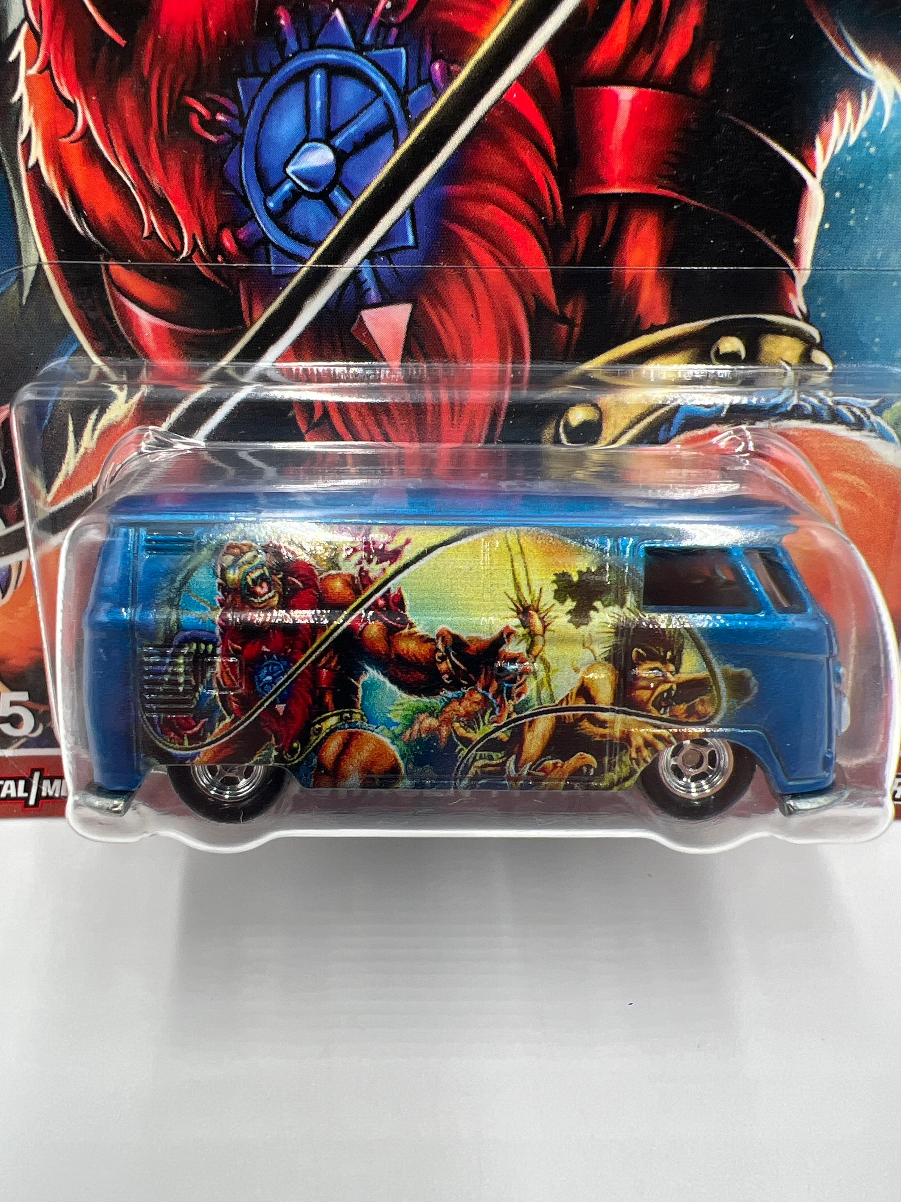 Hot Wheels Premium Masters Of The Universe #4 Volkswagen T1 Panel Bus Blue - Image 2