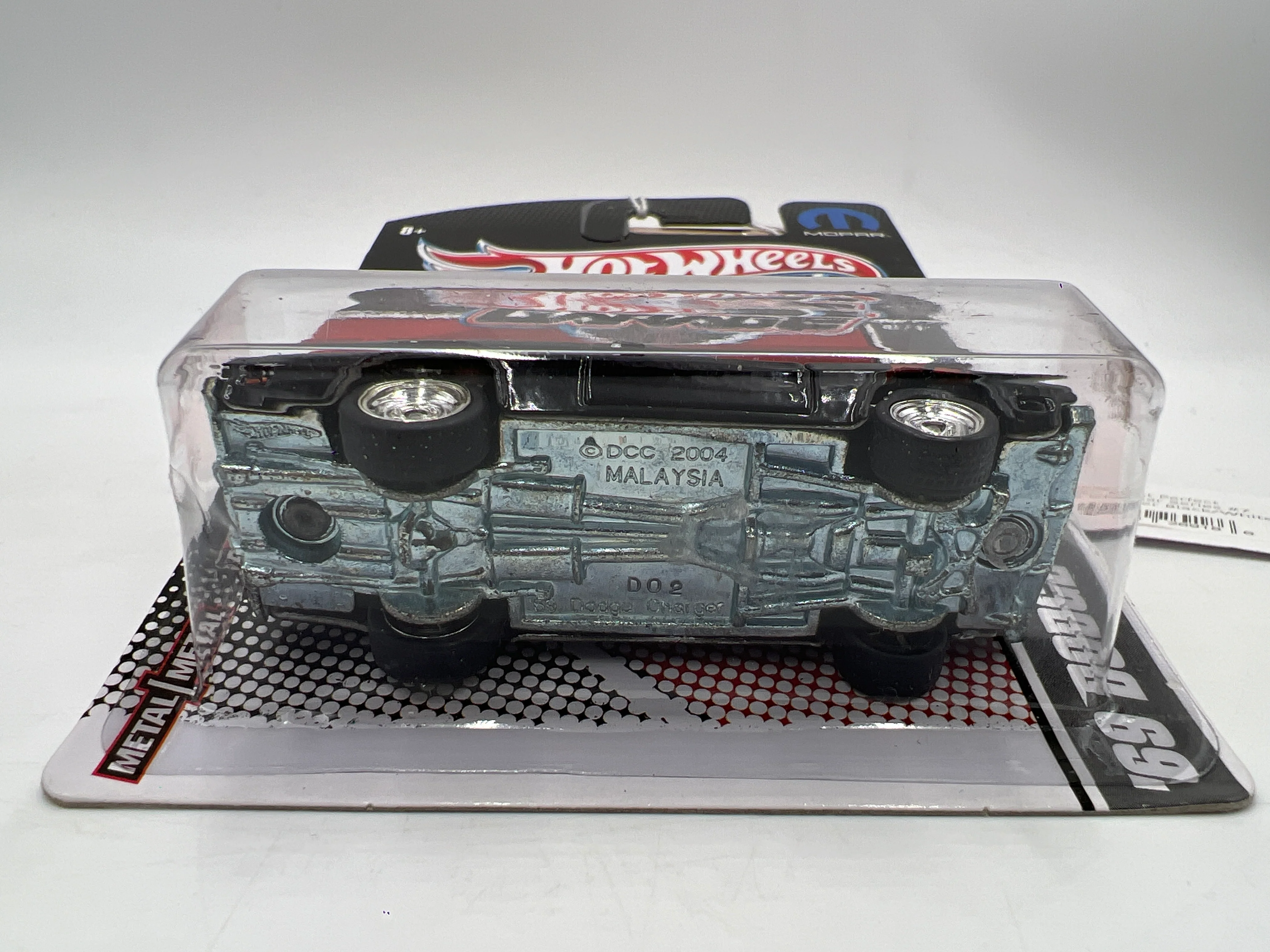 Hot Wheels Premium Garage Mopar Series #7 69 Dodge Charger Black/White Blister Not Perfect - Image 7