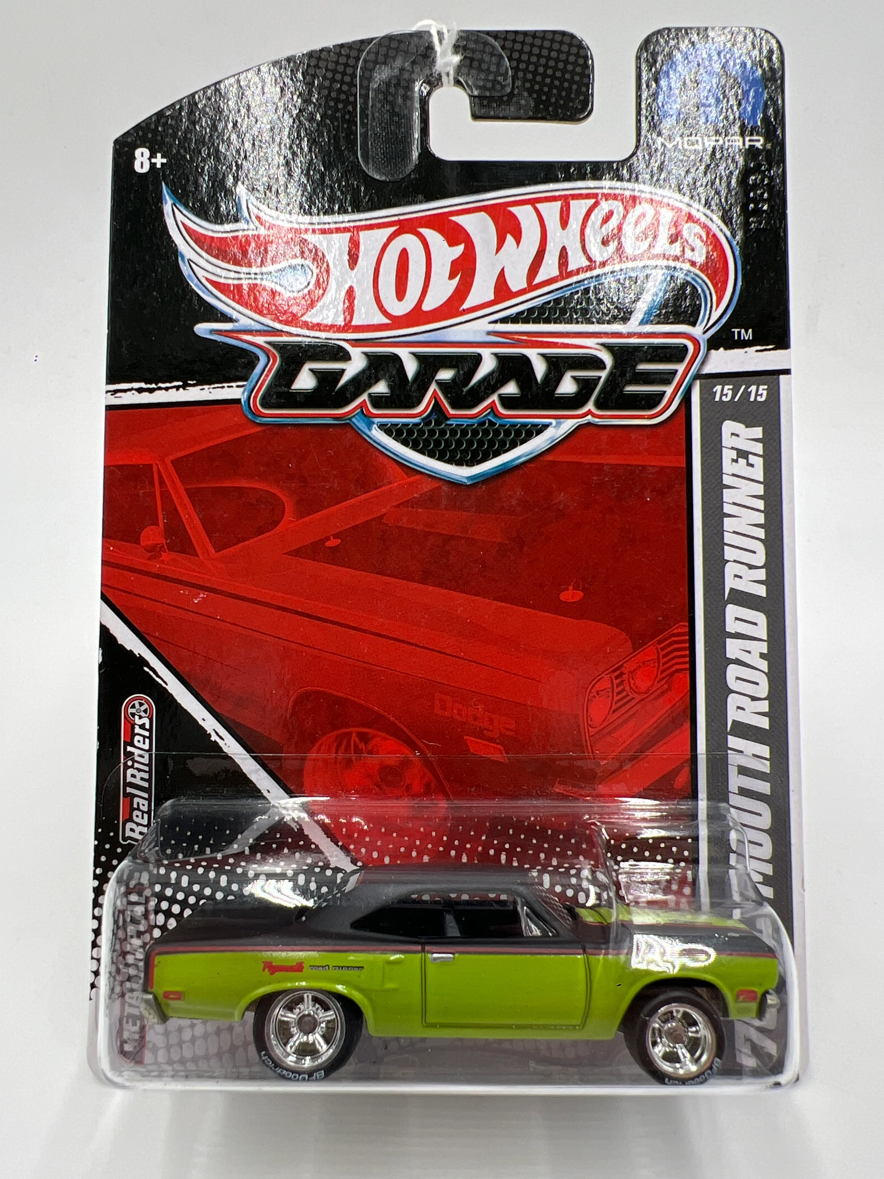 Hot Wheels Premium Garage Mopar Series #15 70 Plymouth Road Runner Green/Black - Image 2
