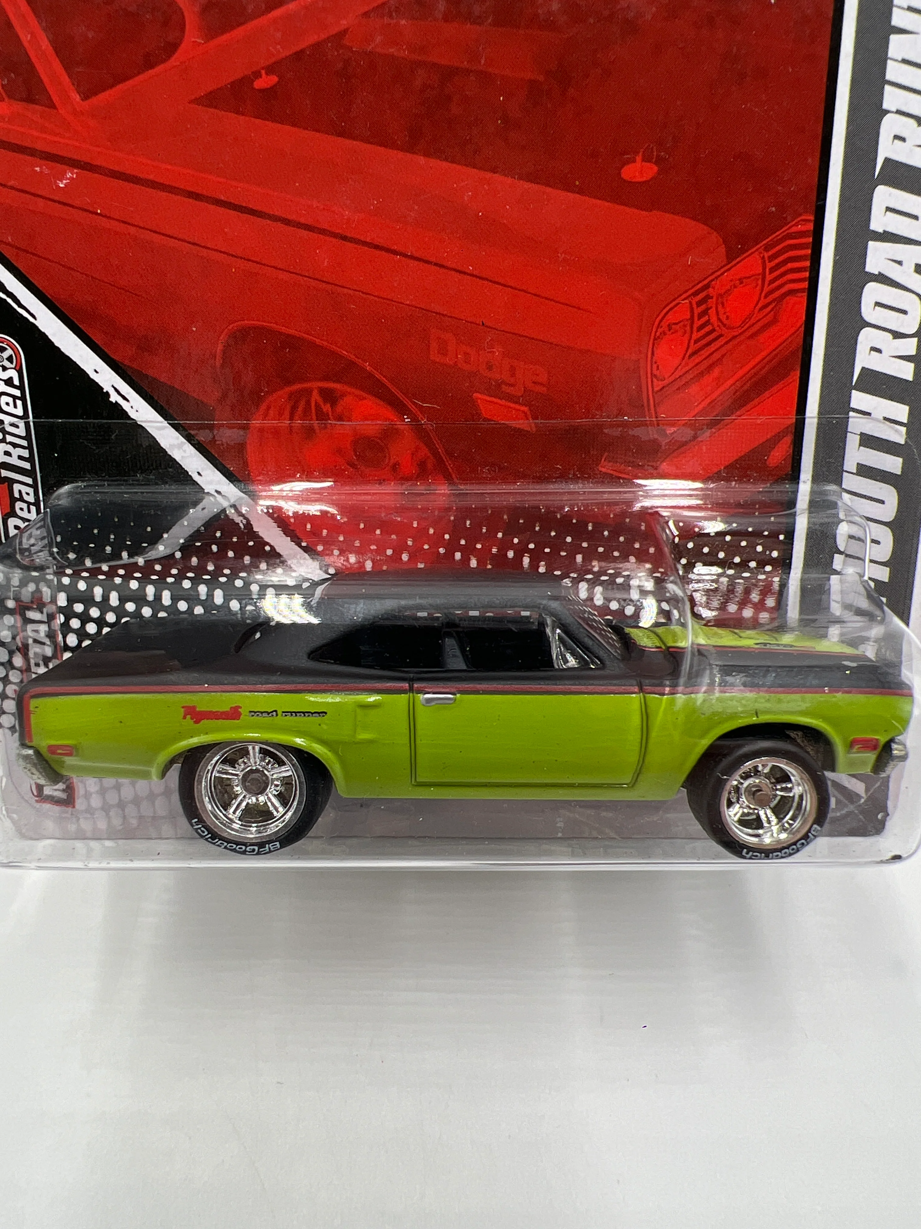 Hot Wheels Premium Garage Mopar Series #15 70 Plymouth Road Runner Green/Black - Image 3