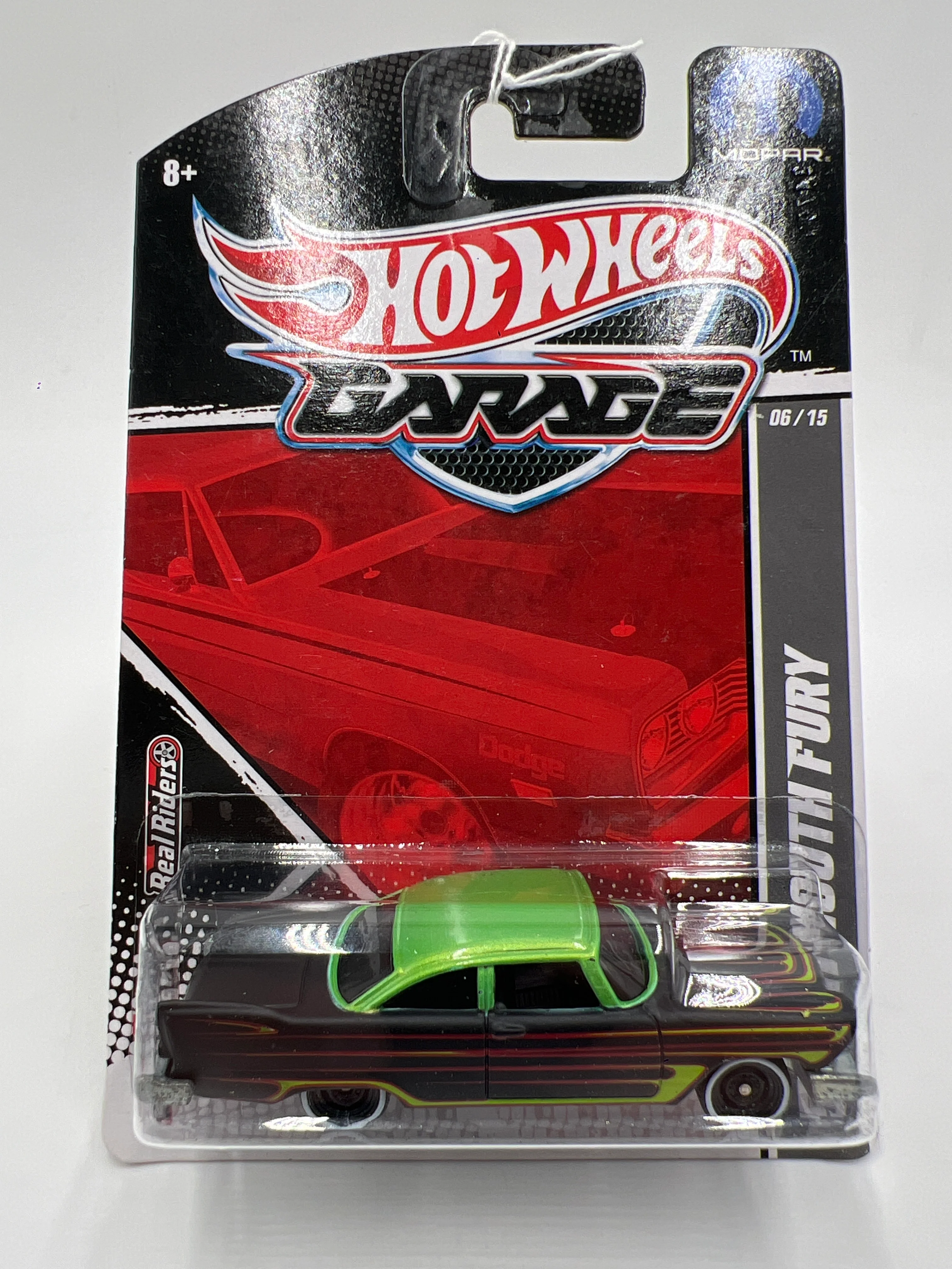 Hot Wheels Premium Garage Series #6 57 Plymouth Fury Black/Green - Image 2