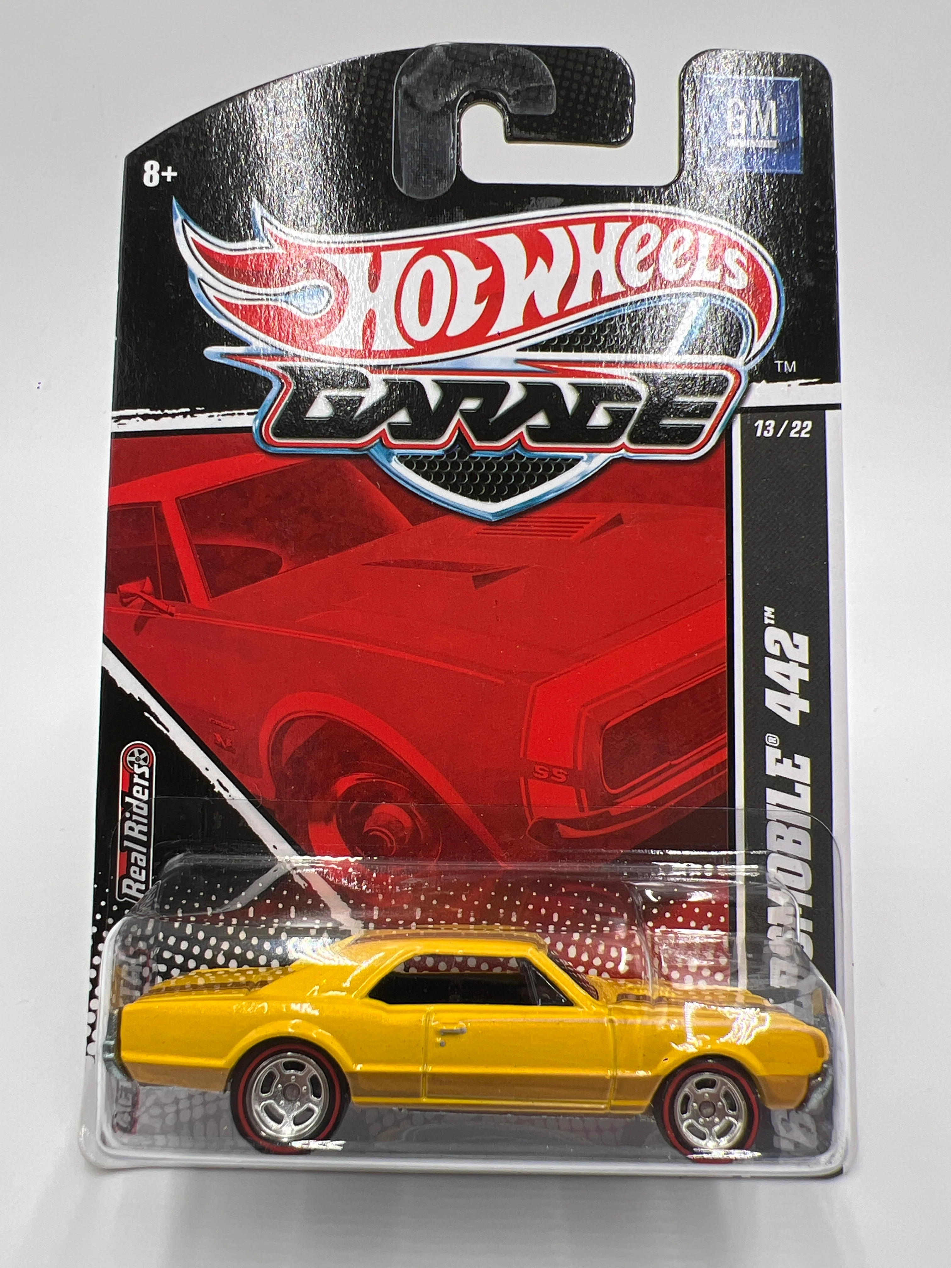 Hot Wheels Premium Garage Series #13 67 Oldsmobile 442 Yellow W/Protector - Image 2