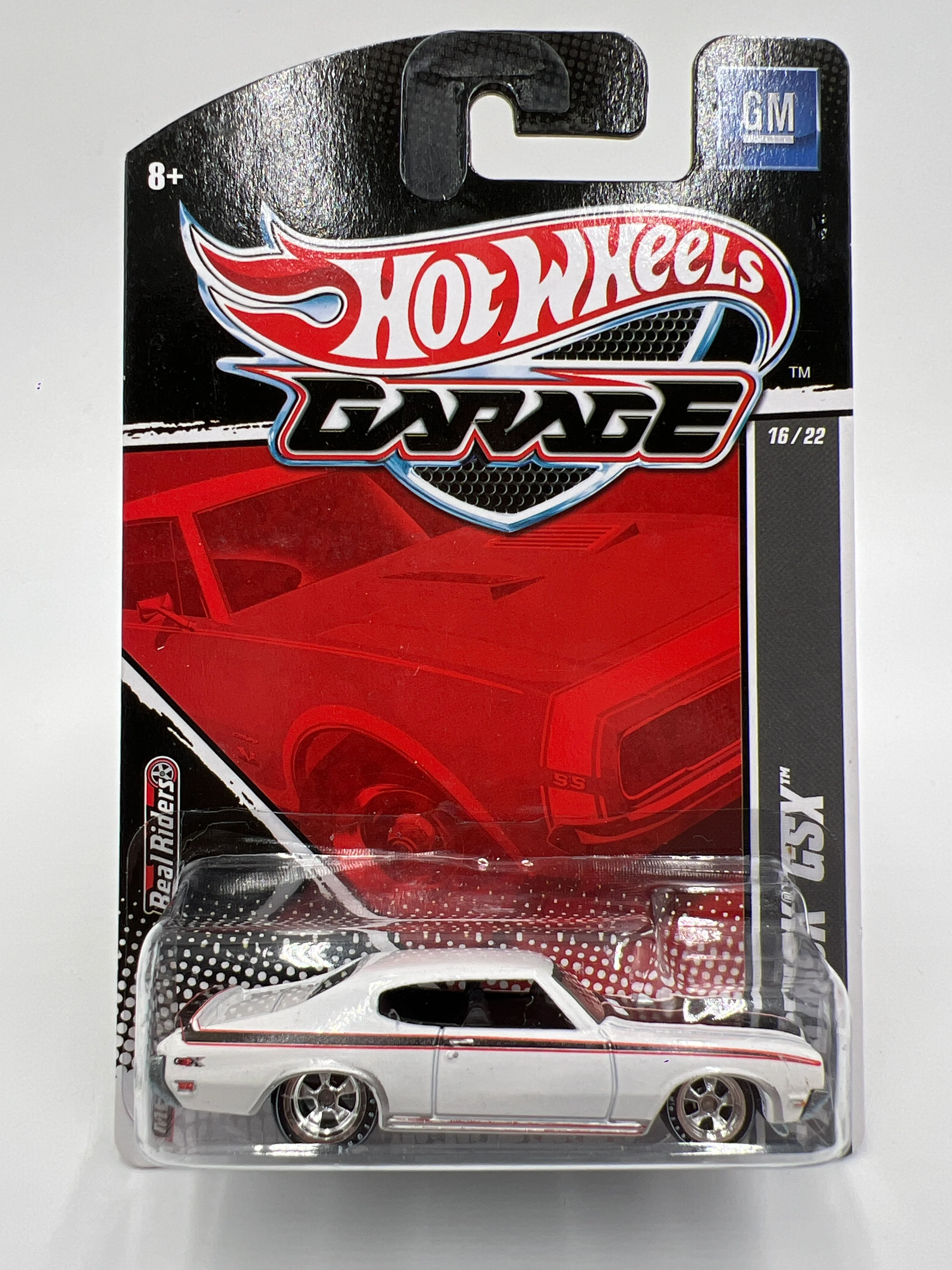 Hot Wheels Premium Garage Series #16 70 Buick GSX White W/Protector - Image 2