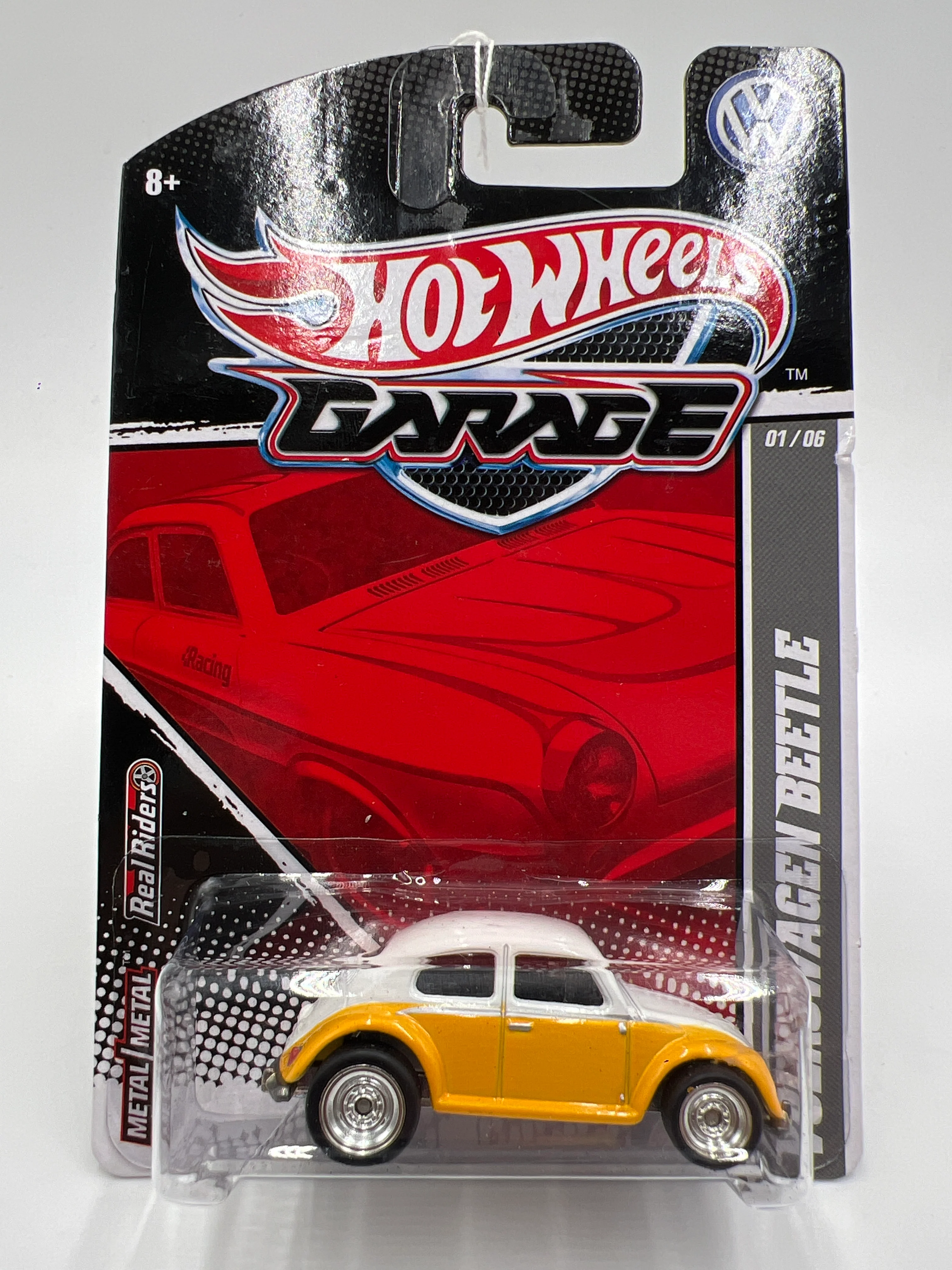 Hot Wheels Premium Garage Series #1 Volkswagen Beetle Yellow/White - Image 2