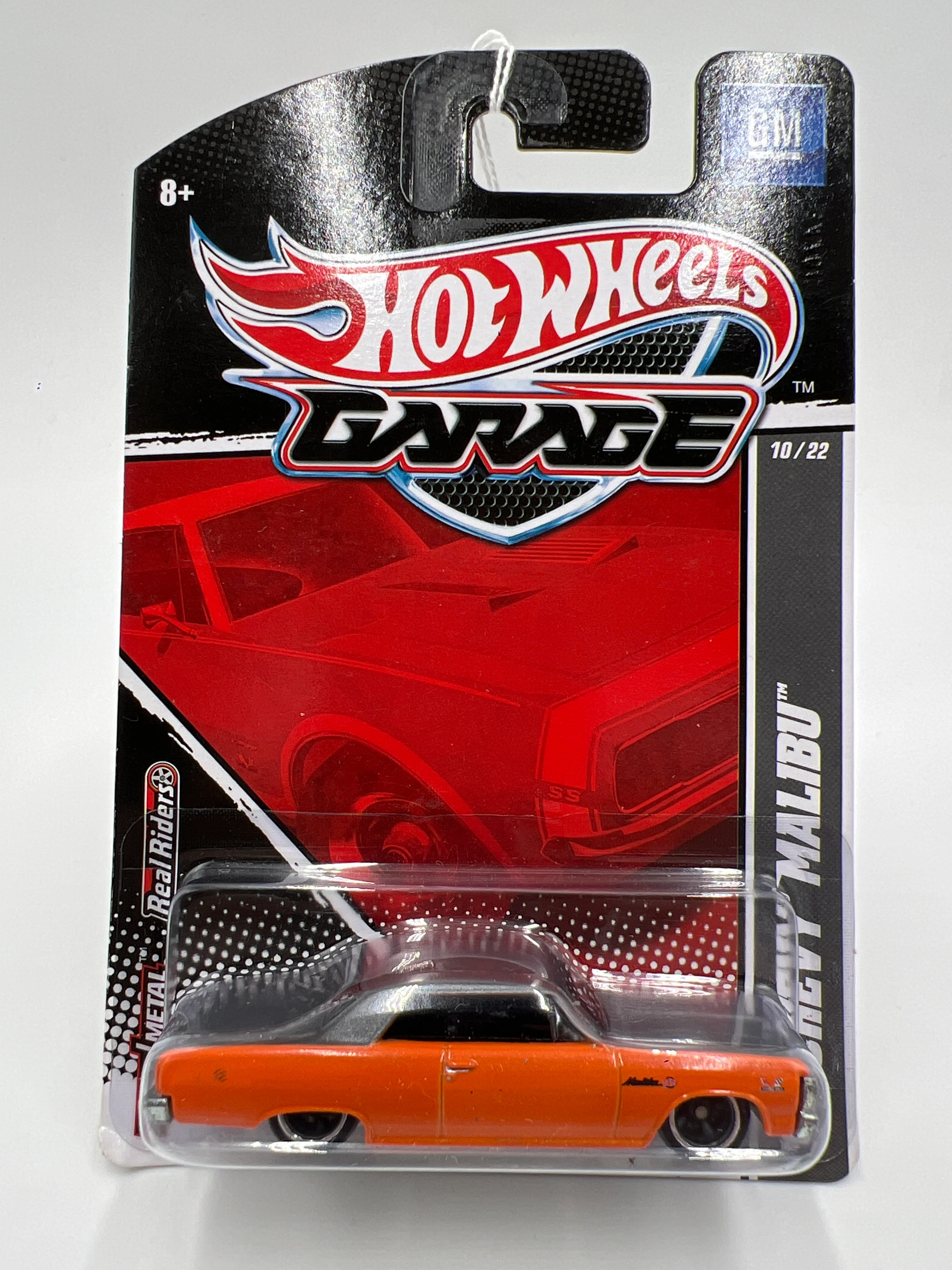 Hot Wheels Premium Garage Series #10 65 Chevy Malibu Orange/Gray - Image 2
