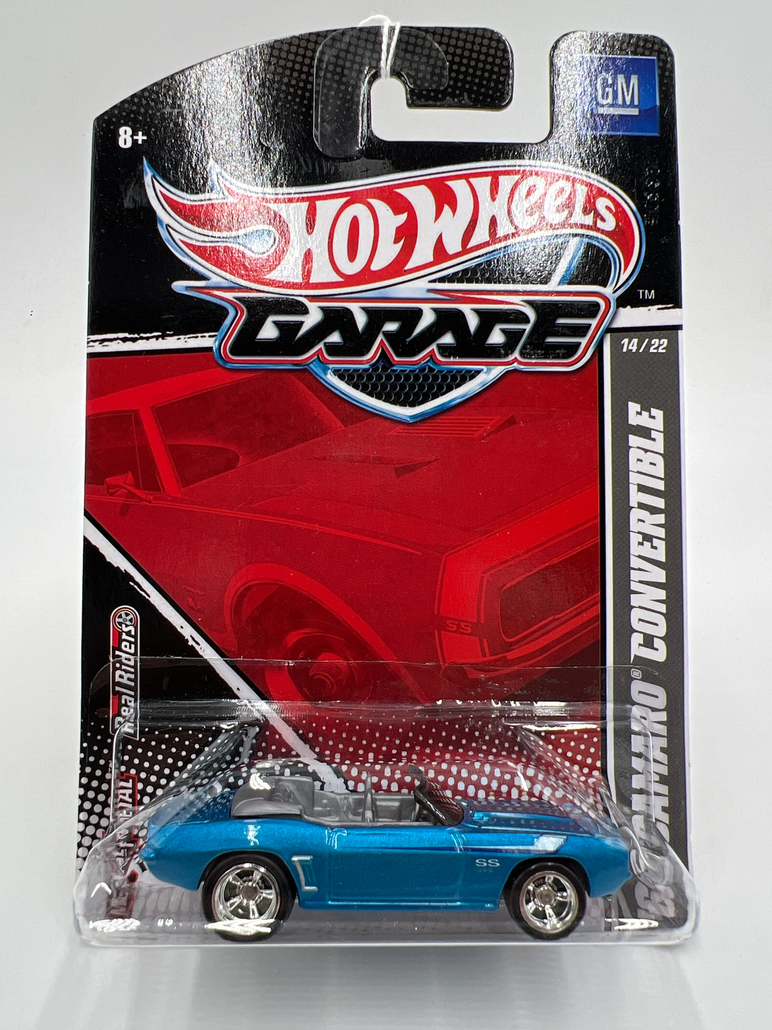 Hot Wheels Premium Garage Series #14 69 Camaro Convertible Blue - Image 2