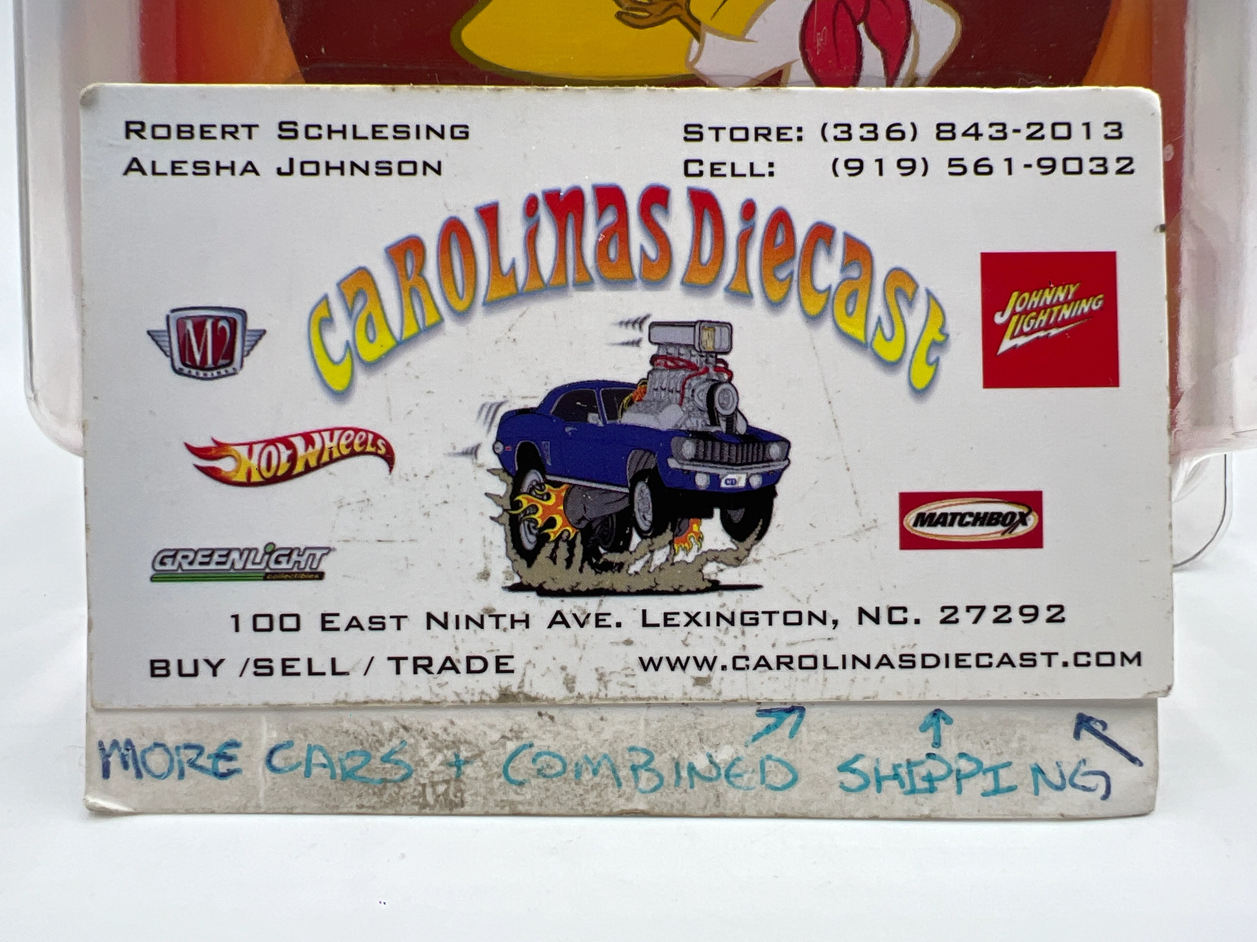 Hot Wheels Premium Looney Tunes Speedy Gonzales Customized C3500 W/Protector - Image 8