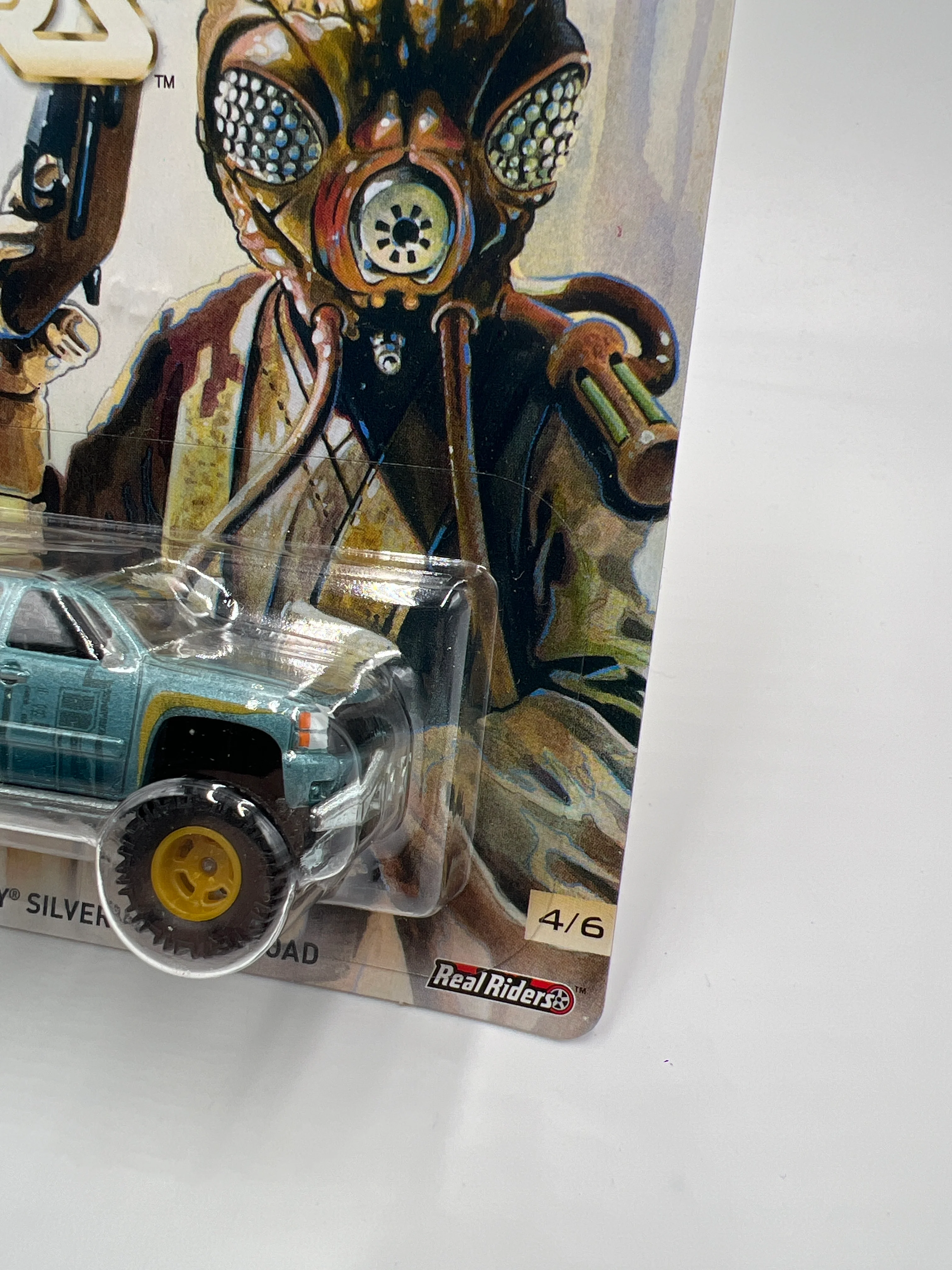Hot Wheels Premium Pop Culture Star Wars #4 Chevy Silverado Off Road Blue 271E - Image 4