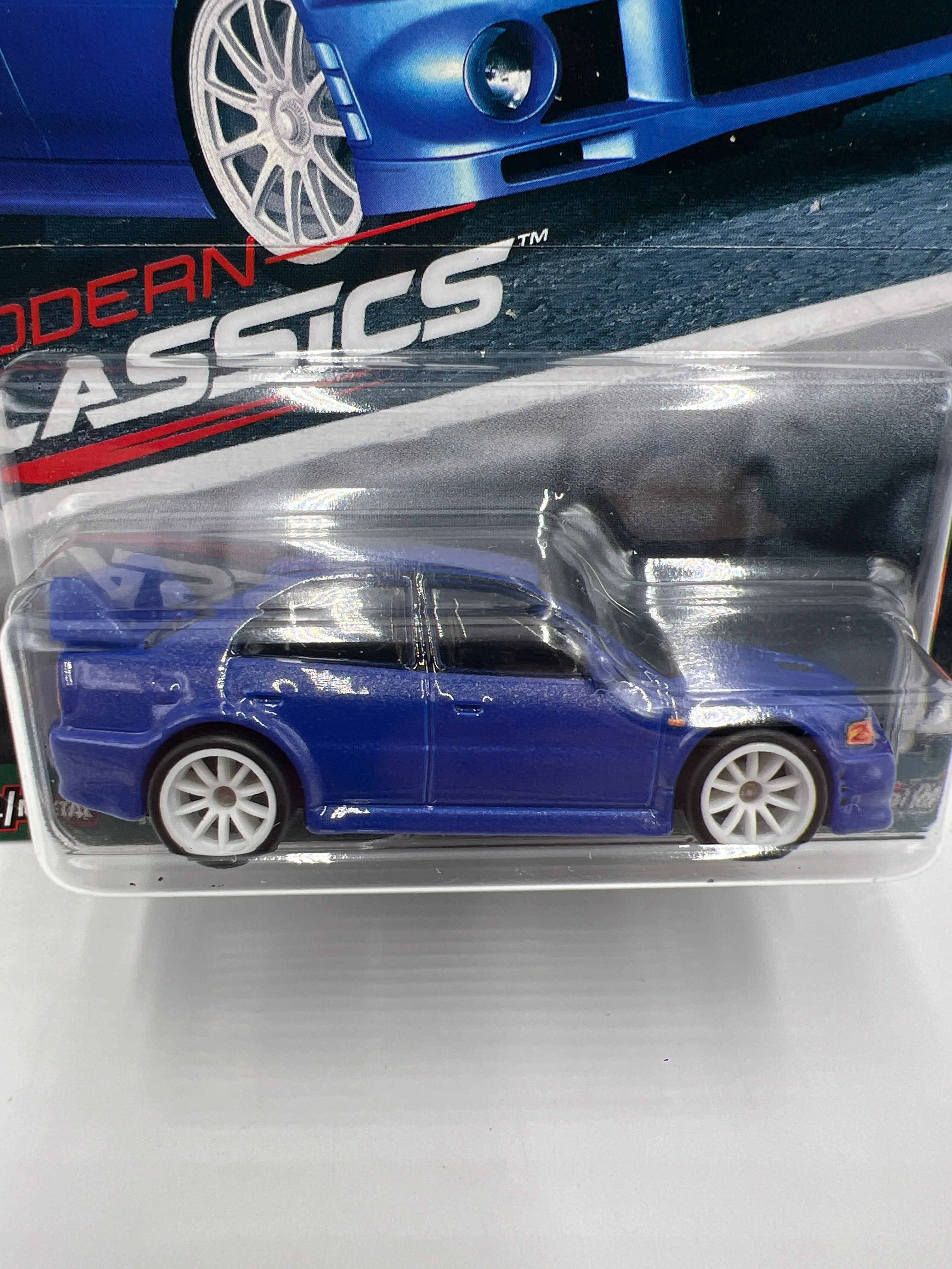 Hot Wheels Premium Modern Classics #4 Mitsubishi Lancer Evolution VI Blue 246E - Image 2