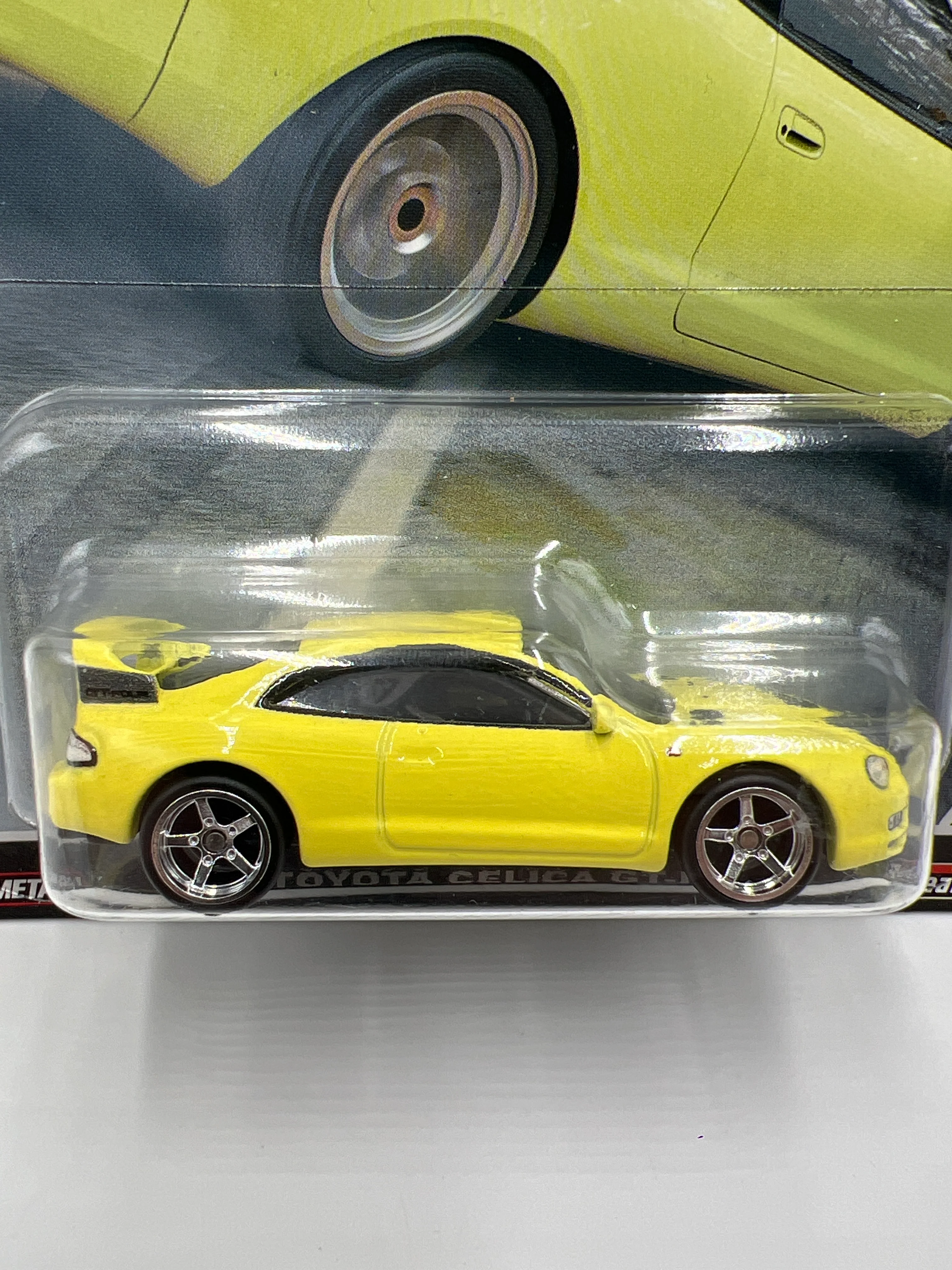 Hot Wheels Premium Mountain Drifters #5 95 Toyota Celica GT-Four Yellow 245E - Image 2