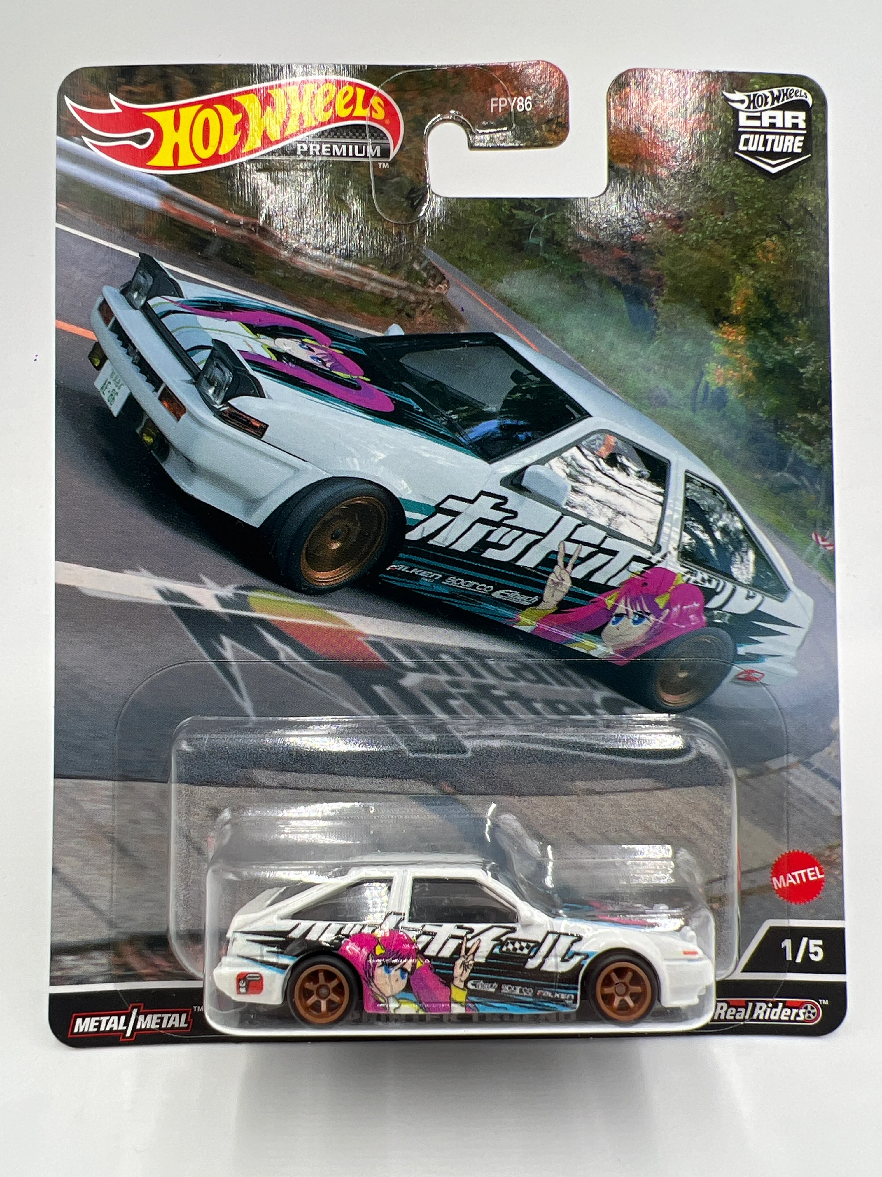 Hot Wheels Premium Mountain Drifters #1 Toyota AE86 Sprinter Trueno 257H