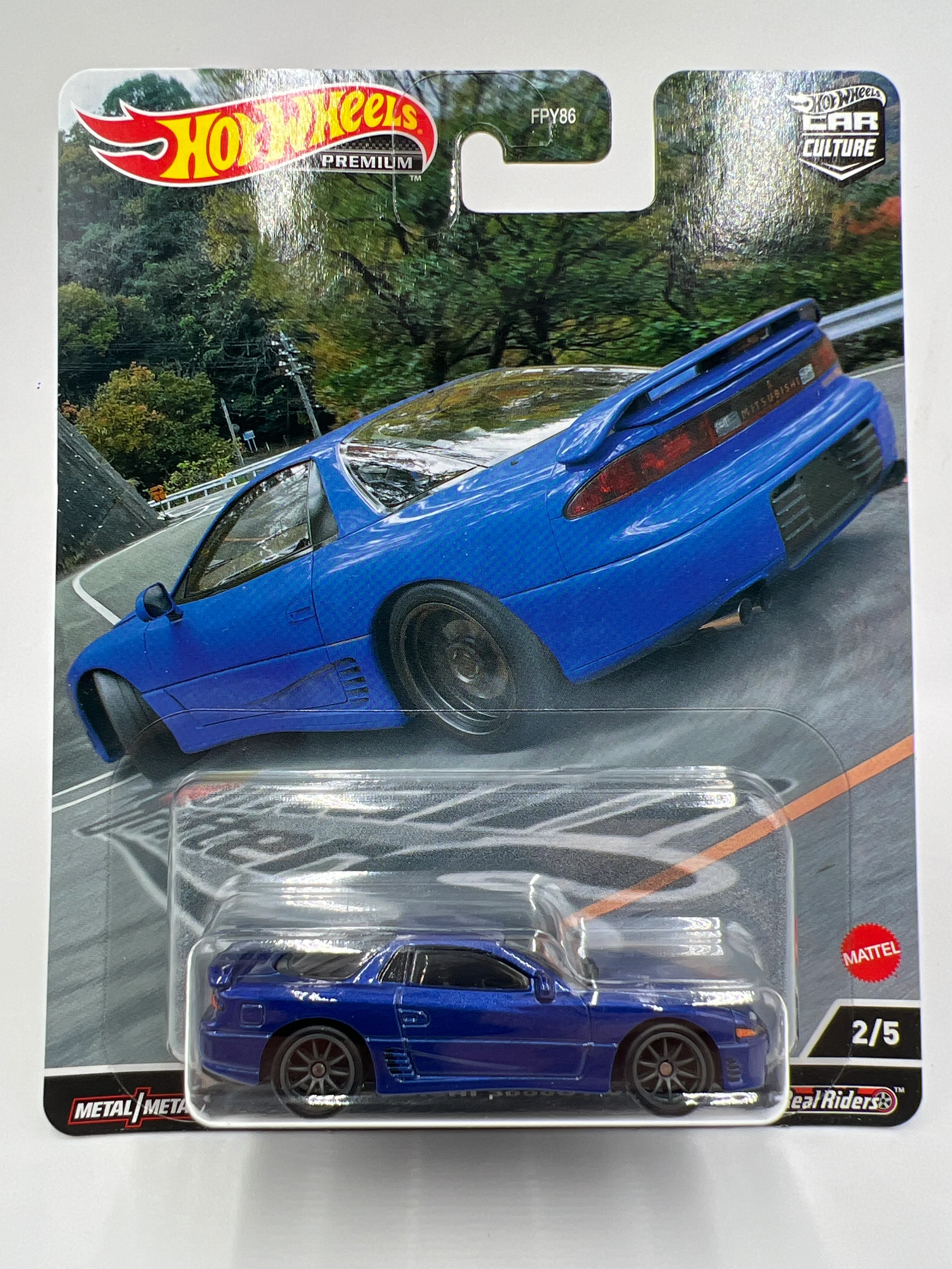 Hot Wheels Premium Mountain Drifters #2 Mitsubishi 3000GT VR-4 Blue 245R