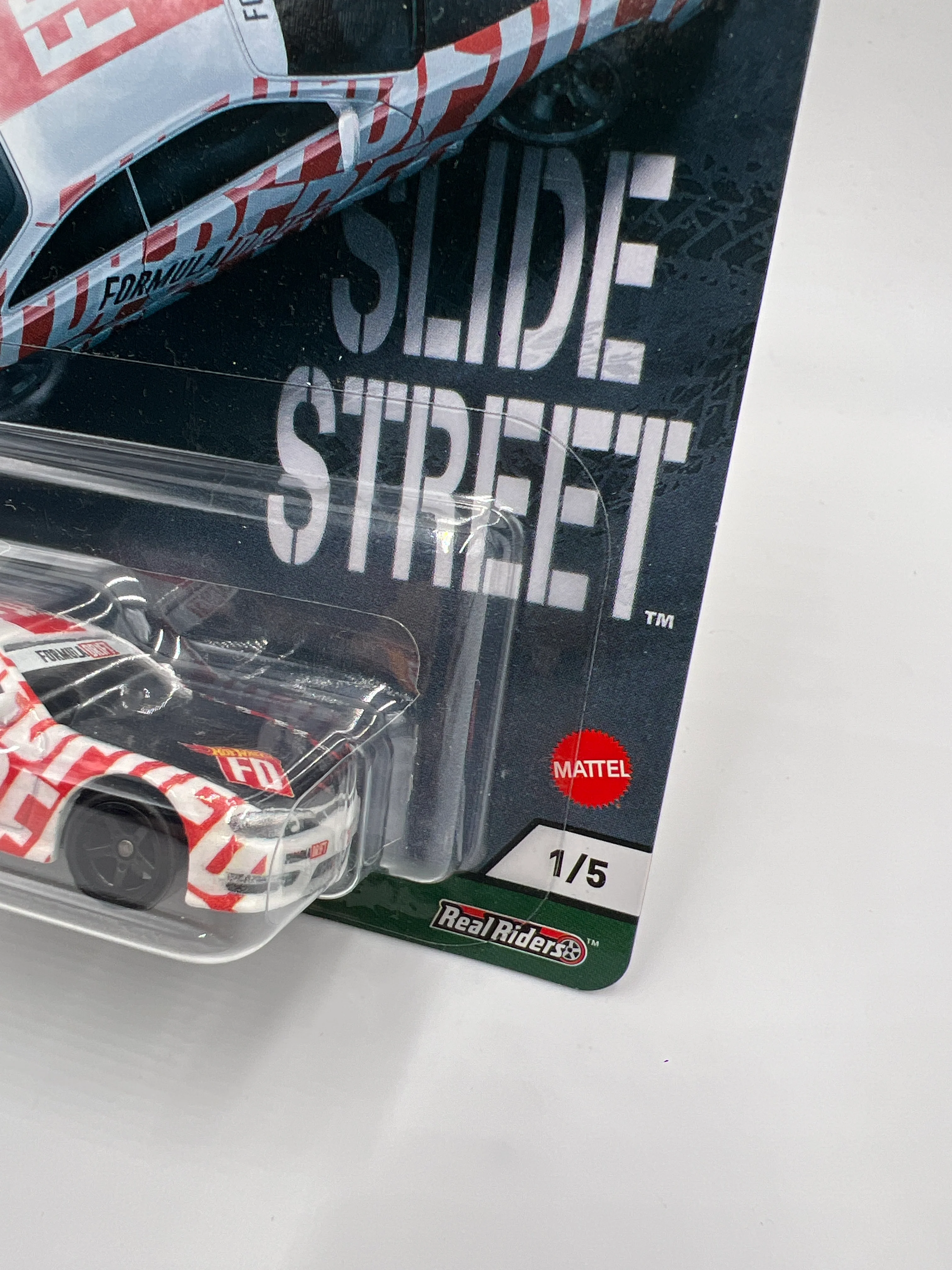 Hot Wheels Premium Slide Street #1 Nissan Silvia S14 Formula Drift Red/White 245K - Image 3