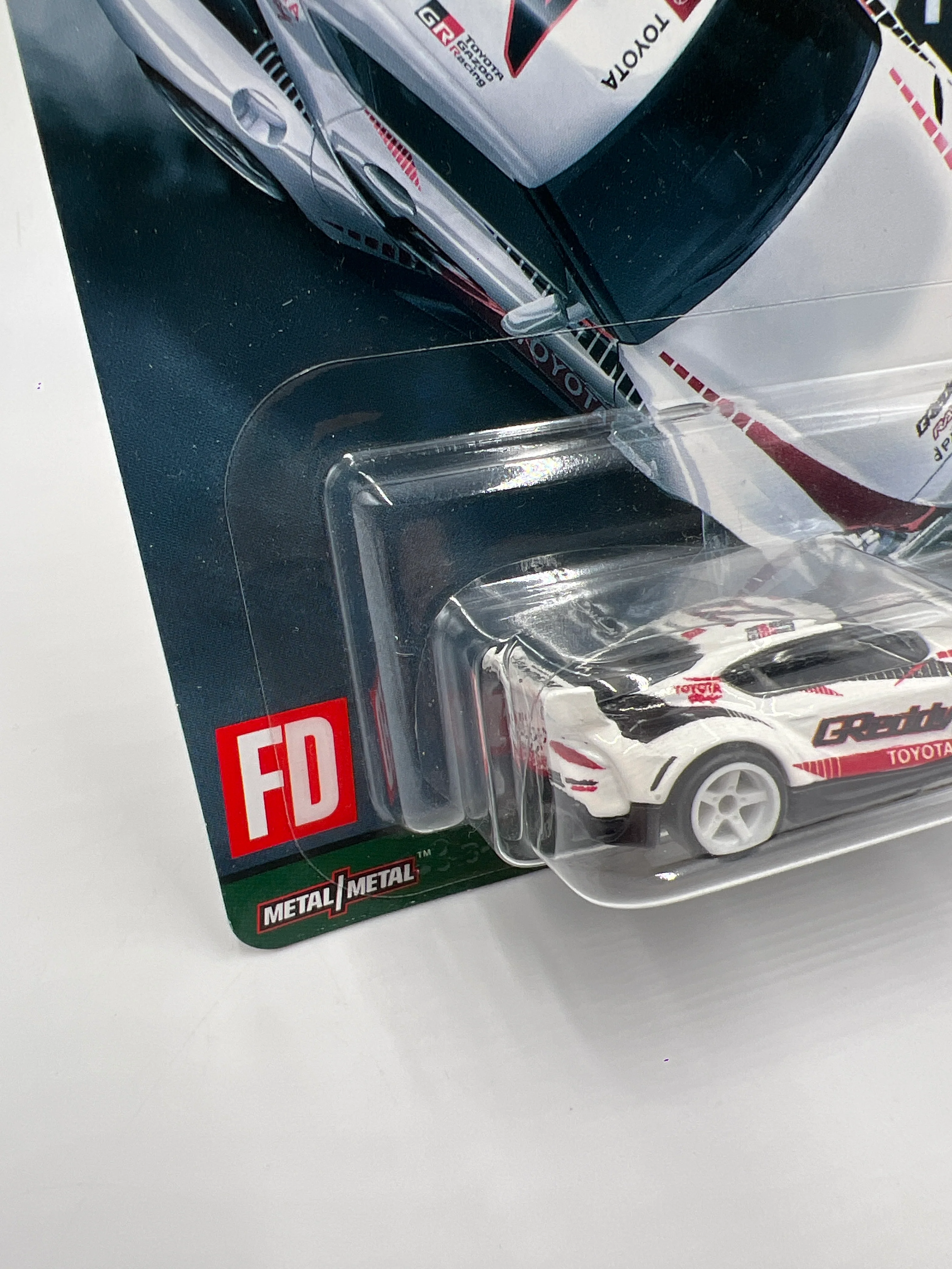 Hot Wheels Premium Slide Street #2 20 Toyota GR Supra White GReddy 252E - Image 4