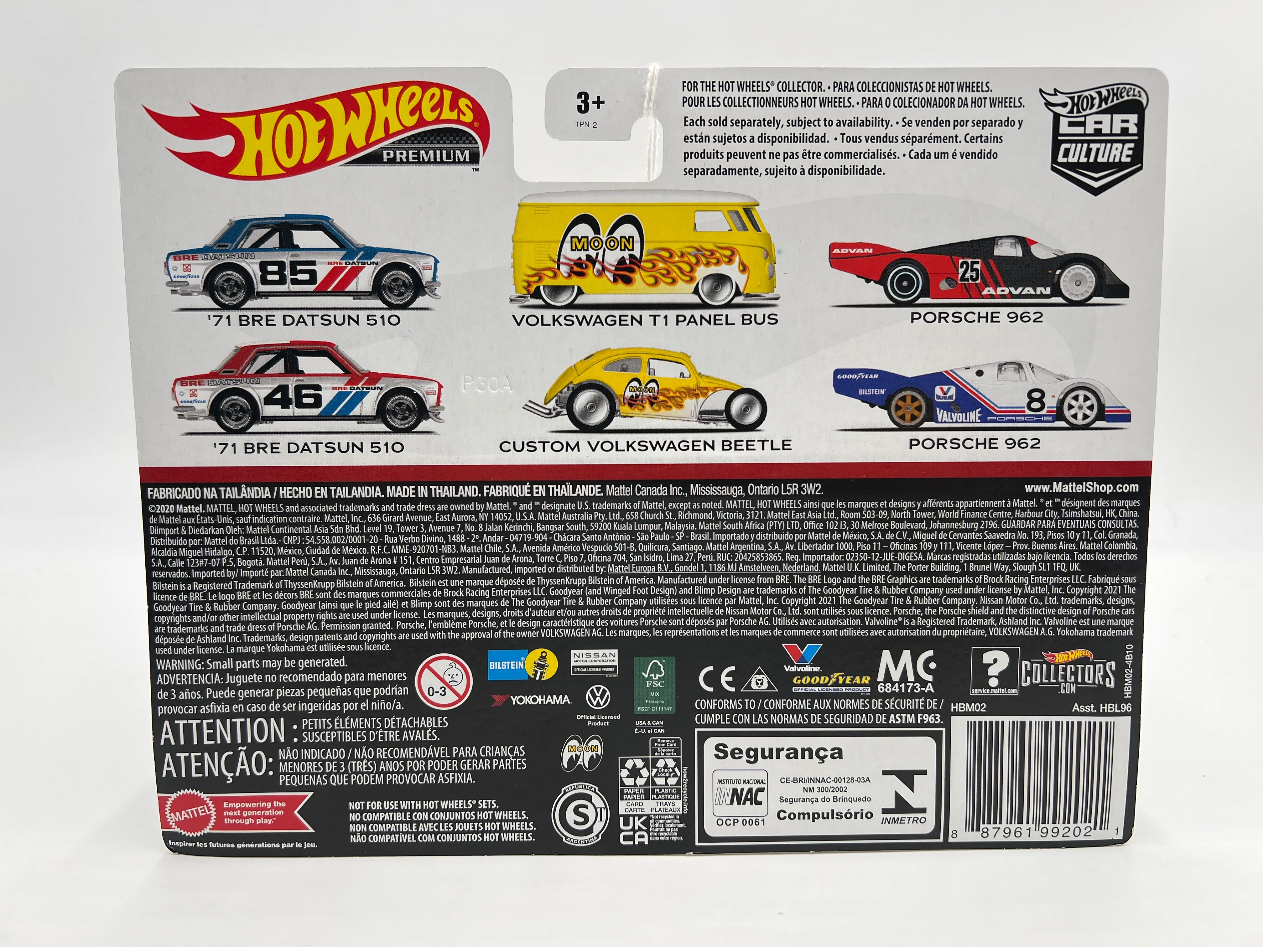 Hot Wheels Premium Target 2 Pack Porsche 962 Advan/Valvoline 282B - Image 7