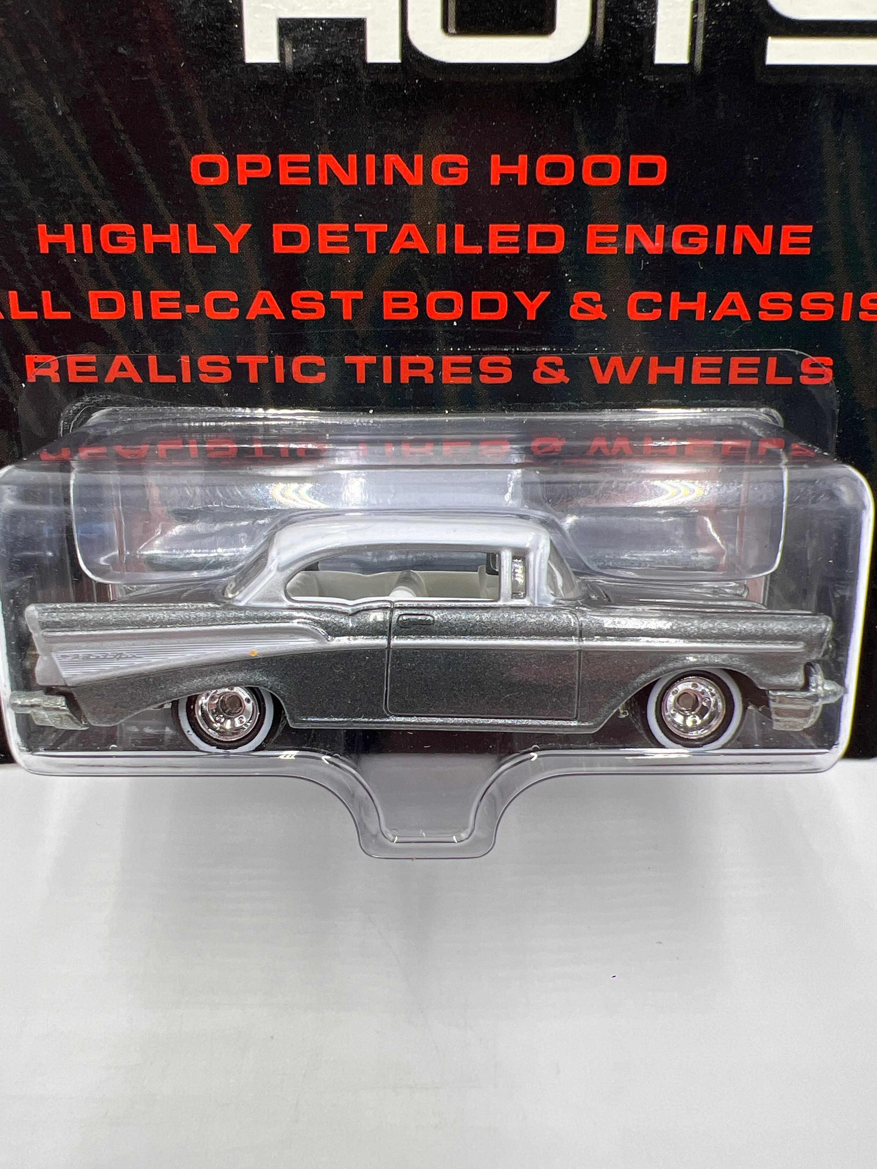 Hot Wheels Premium Ultra Hots Chevy Bel Air Dark Silver #1 245L - Image 3