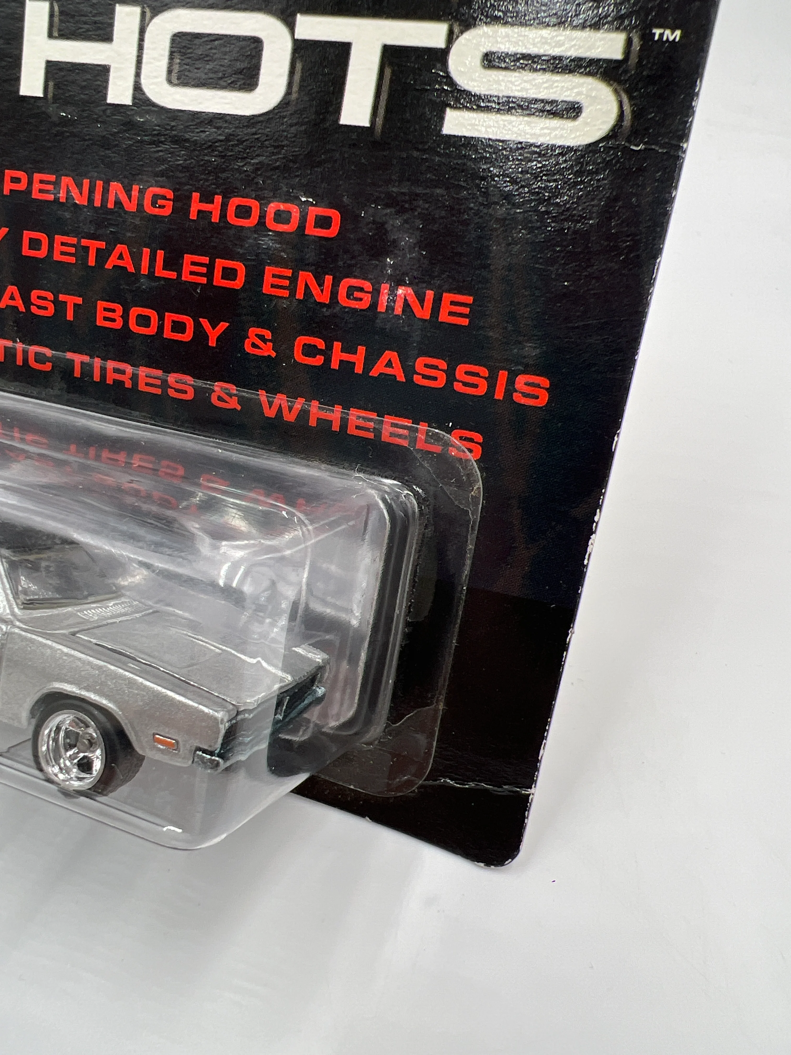 Hot Wheels Premium Ultra Hots 69 Dodge Charger Silver SR - Image 4