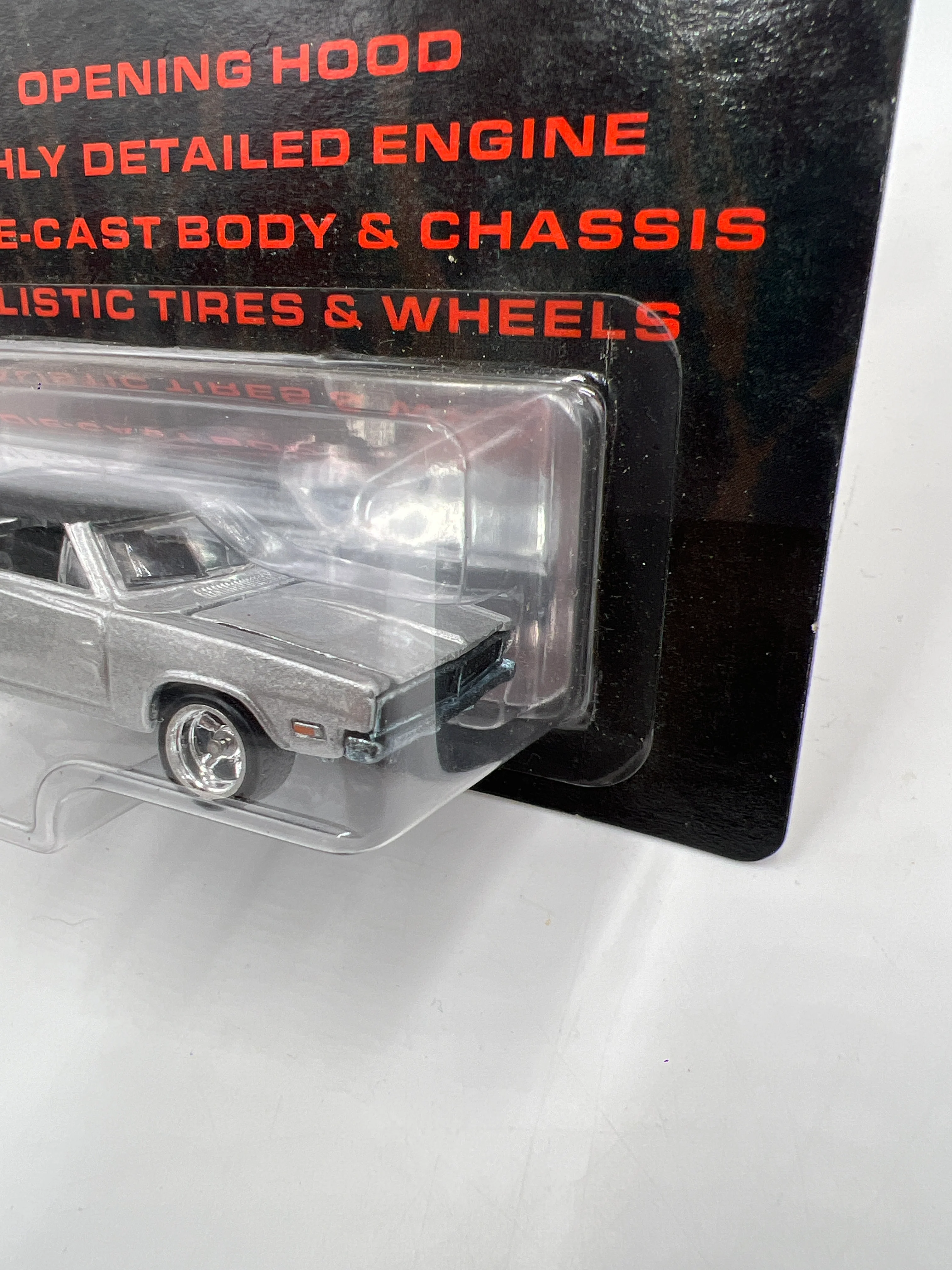 Hot Wheels Premium Ultra Hots 69 Dodge Charger Silver SR - Image 4