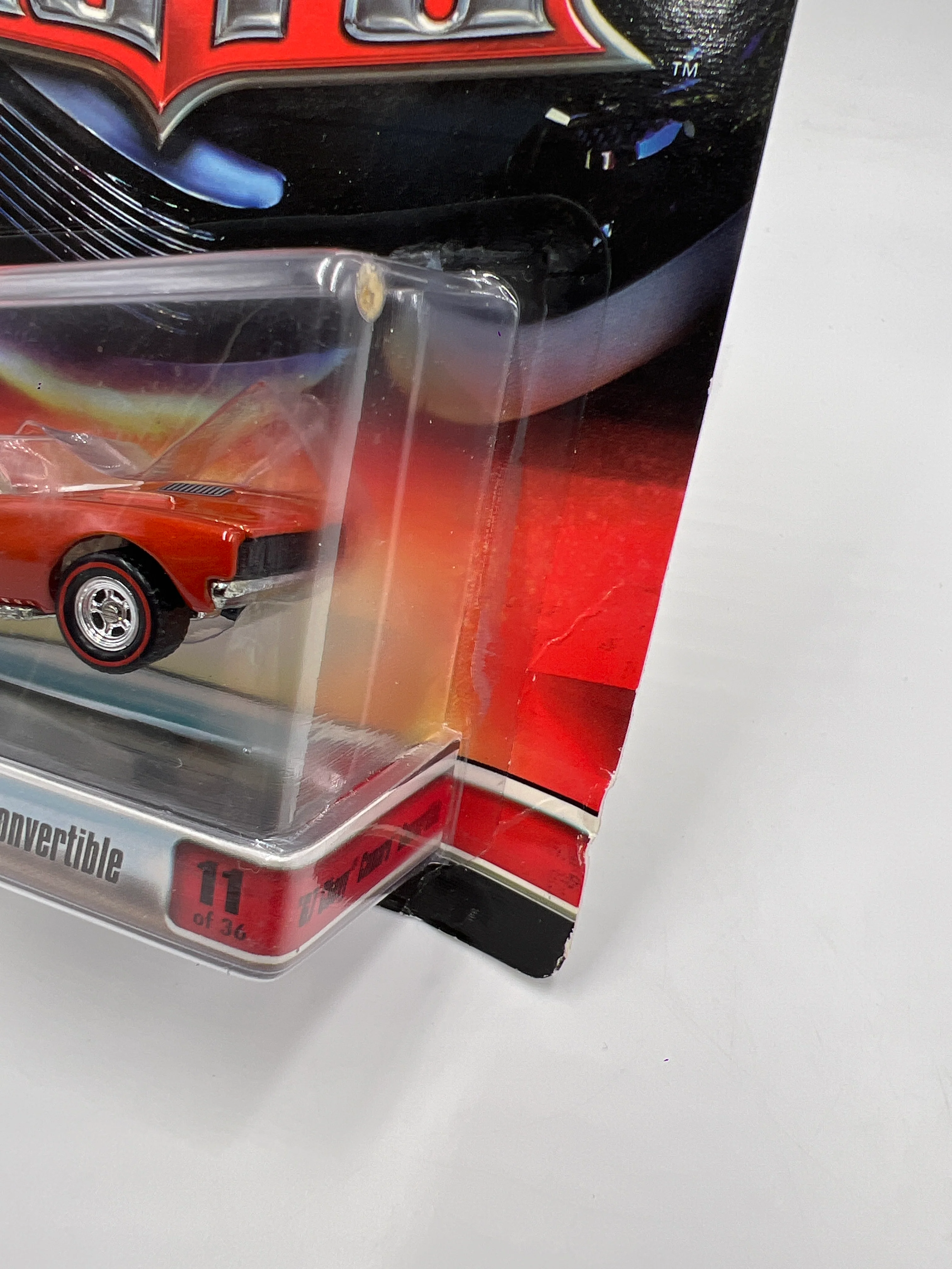 Hot Wheels Premium Ultra Hots #11 67 Chevy Camaro Convertible Orange Card Not Perfect 244E - Image 4
