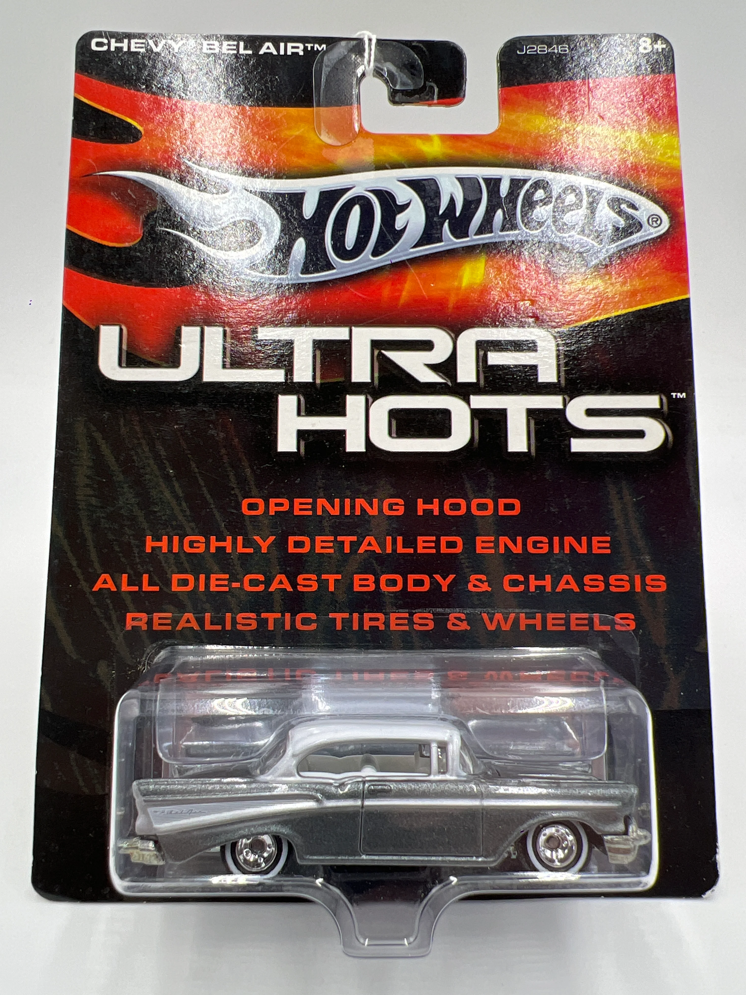 Hot Wheels Premium Ultra Hots Chevy Bel Air Dark Silver #2 245E - Image 2