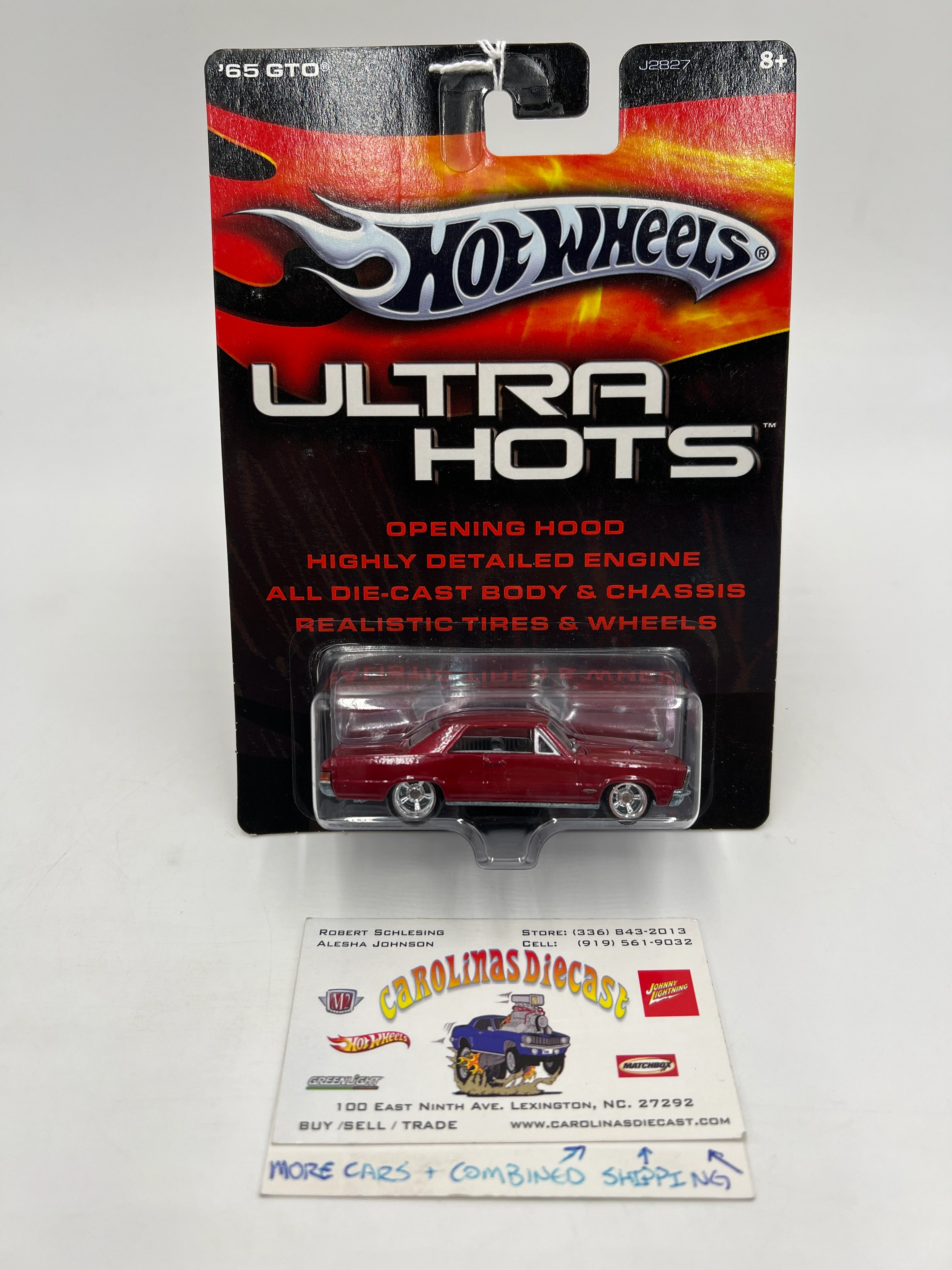 Hot Wheels Premium Ultra Hots 65 Pontiac GTO Red SR