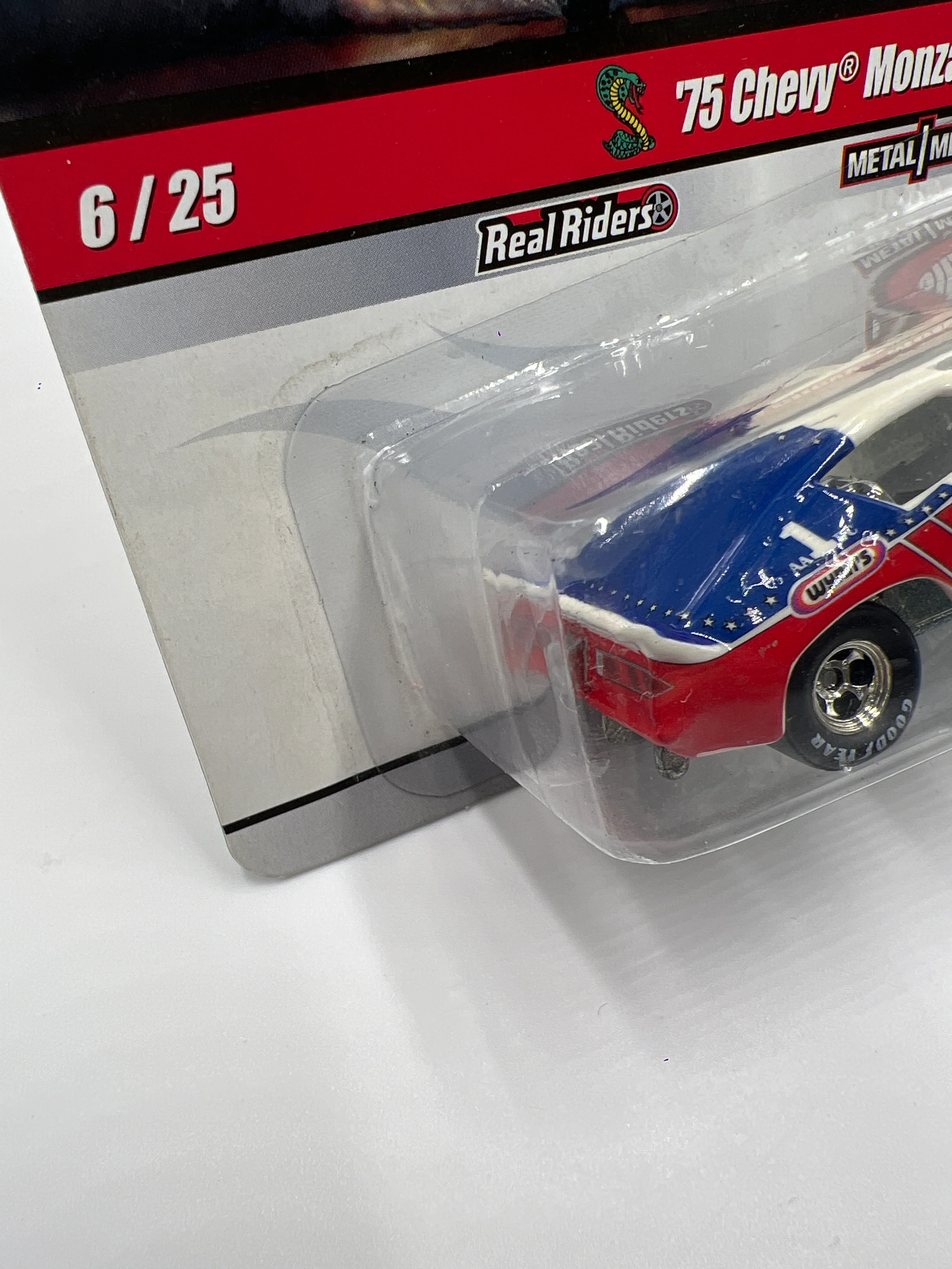 Hot Wheels Premium Drag Strip Demons #6 75 Chevy Monza F/C Snake/Army - Image 5