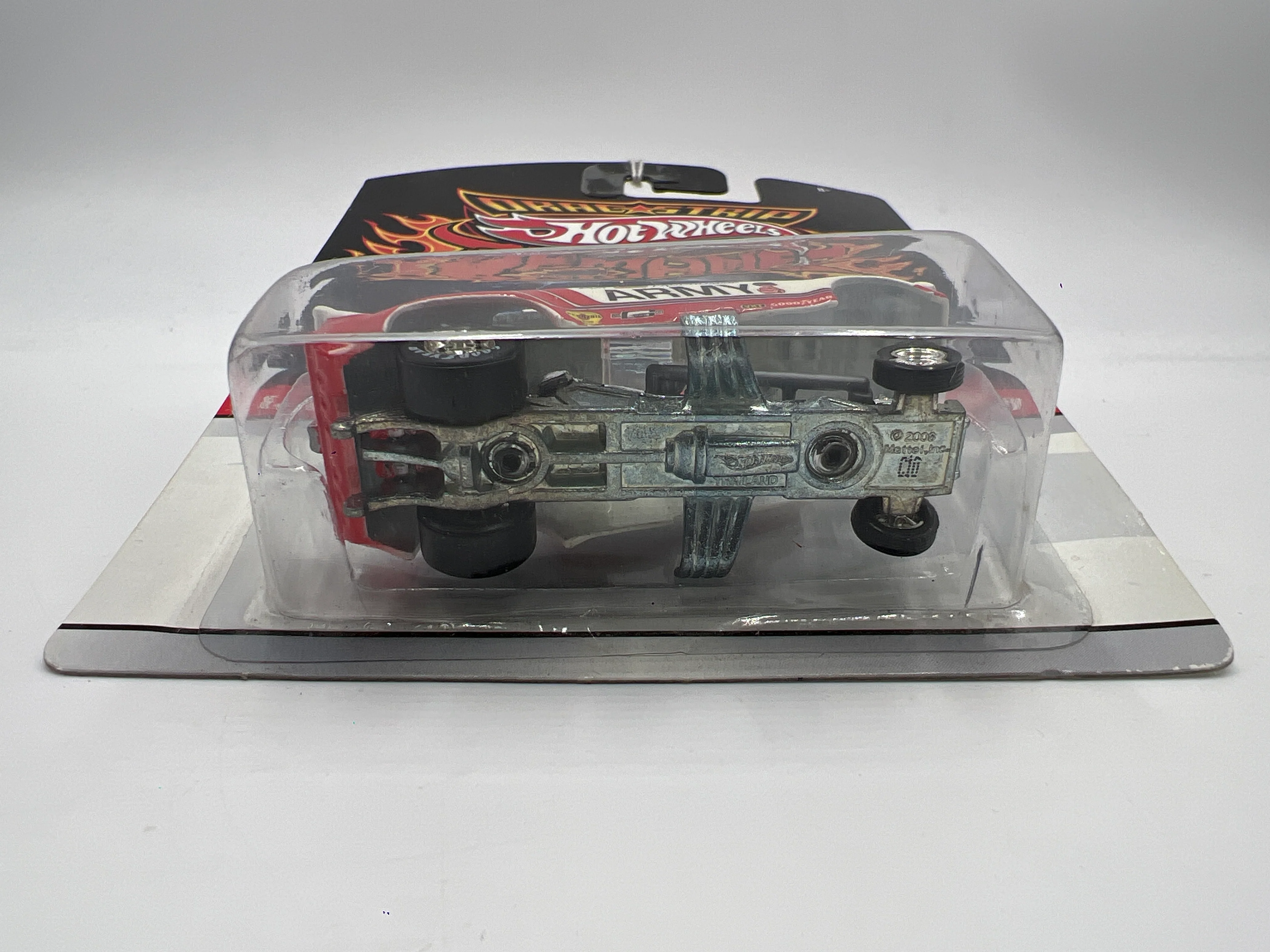 Hot Wheels Premium Drag Strip Demons #6 75 Chevy Monza F/C Snake/Army - Image 6