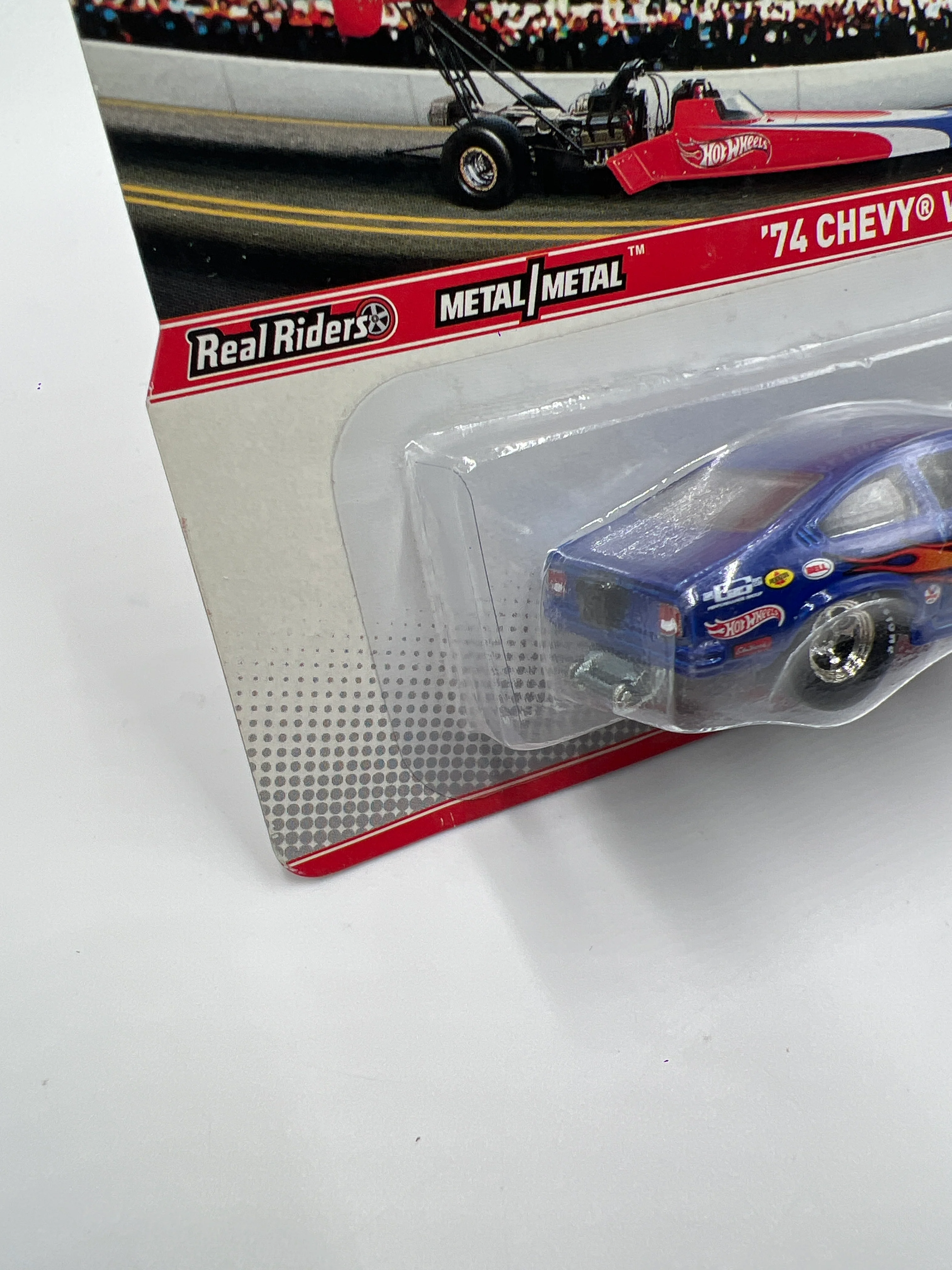 Hot Wheels Racing Premium NHRA Drag Racing 74 Chevy Vega Pro Stock Lil Wonder Blue 243D - Image 5