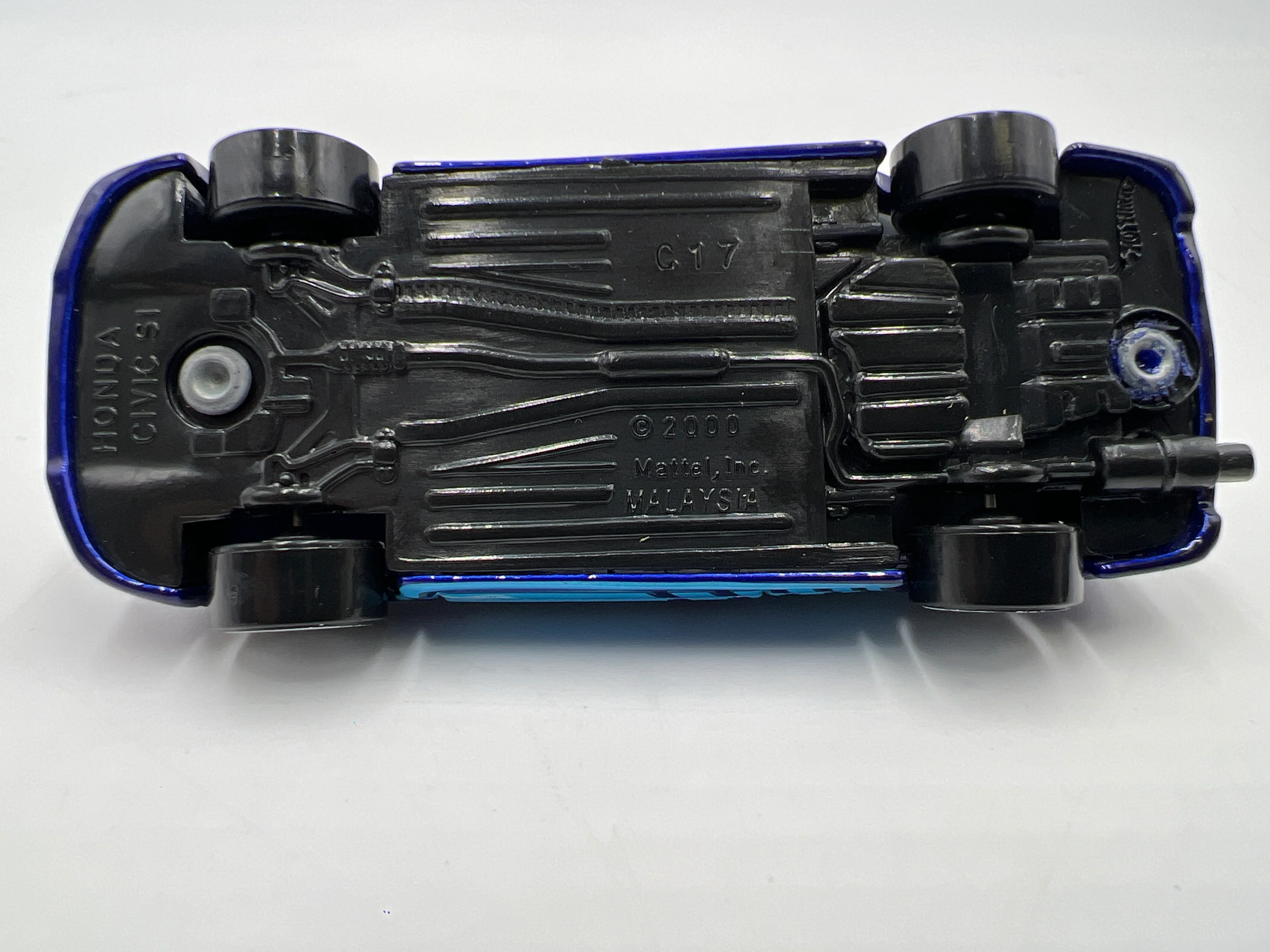 Hot Wheels 2010 Mystery Cars Honda Civic Si Blue Loose - Image 6