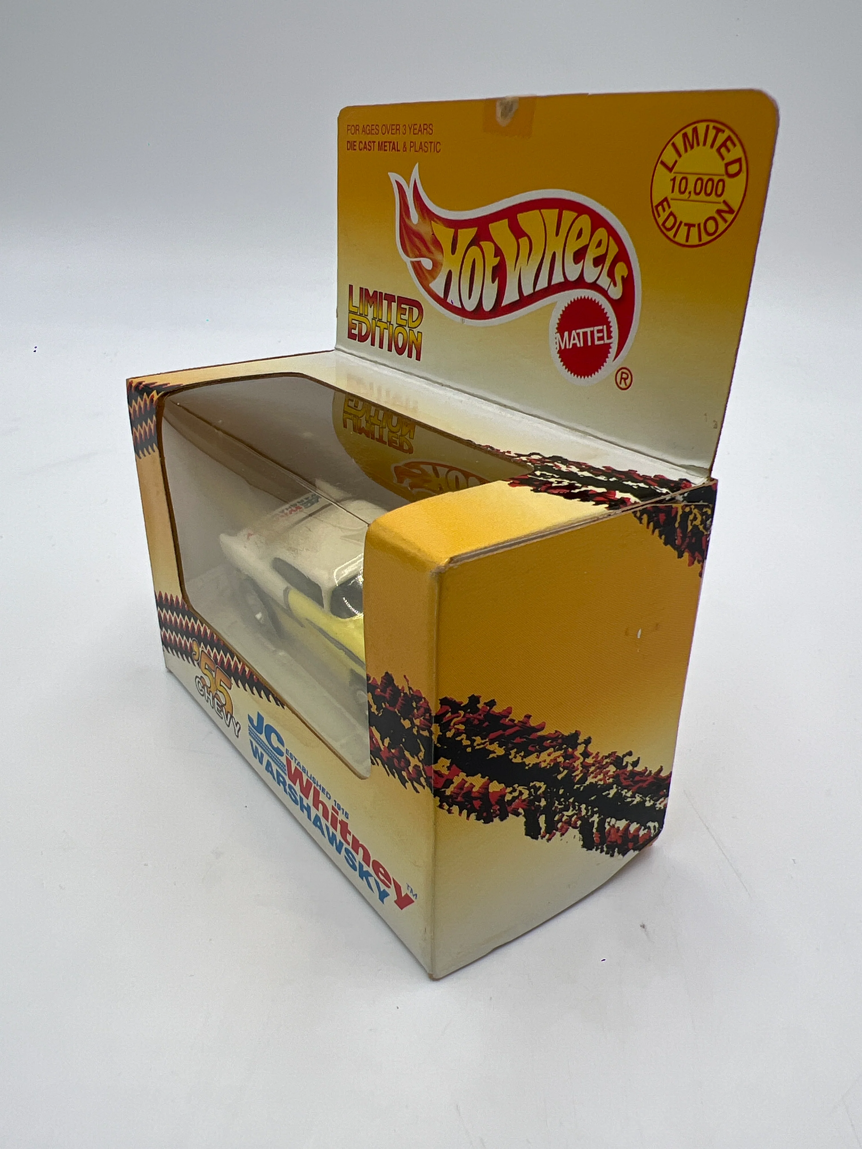 Hot Wheels Limited Edition JC Whitney Everything Automotive 55 Chevy Yellow - Image 4