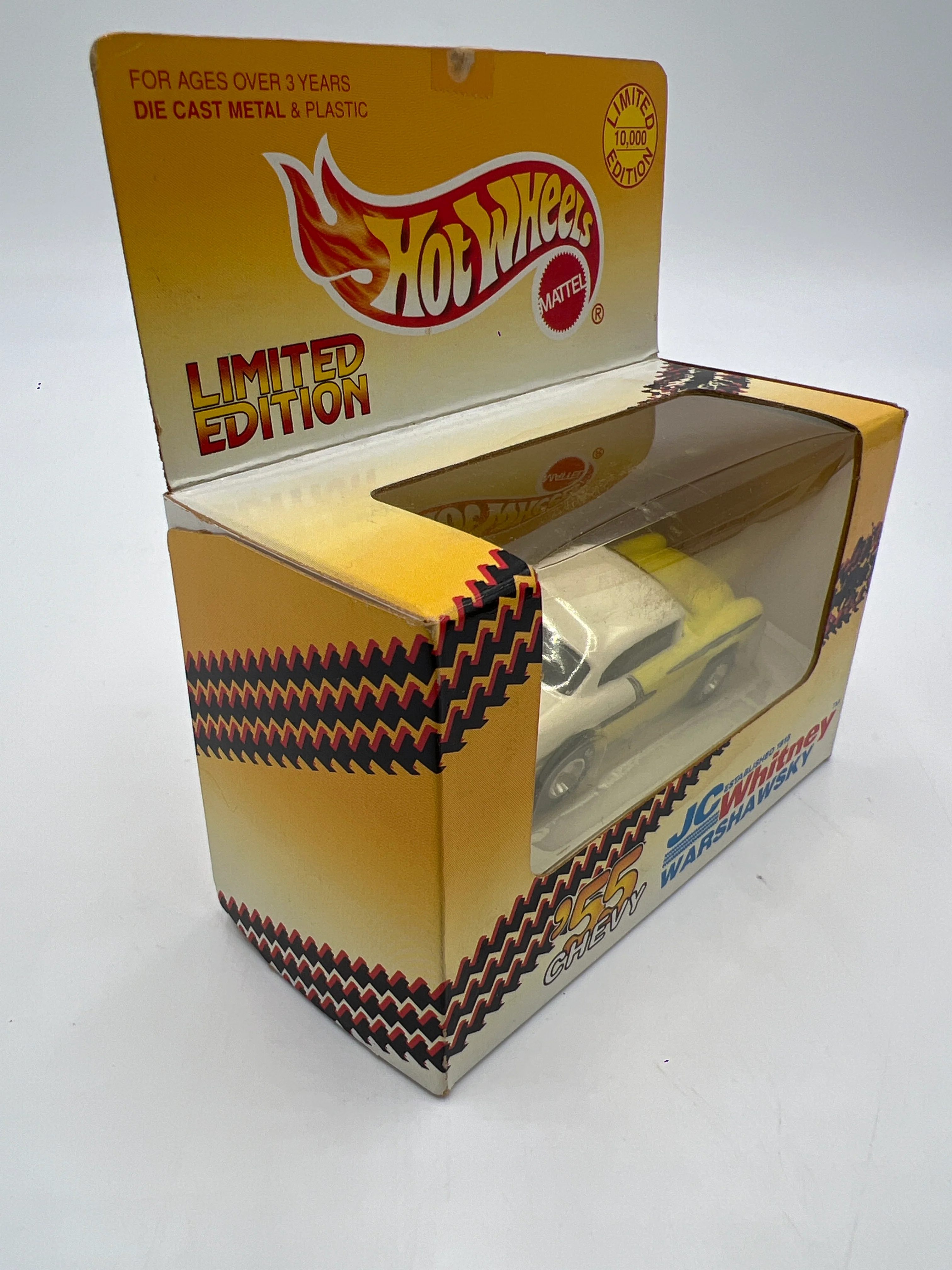 Hot Wheels Limited Edition JC Whitney Everything Automotive 55 Chevy Yellow - Image 5