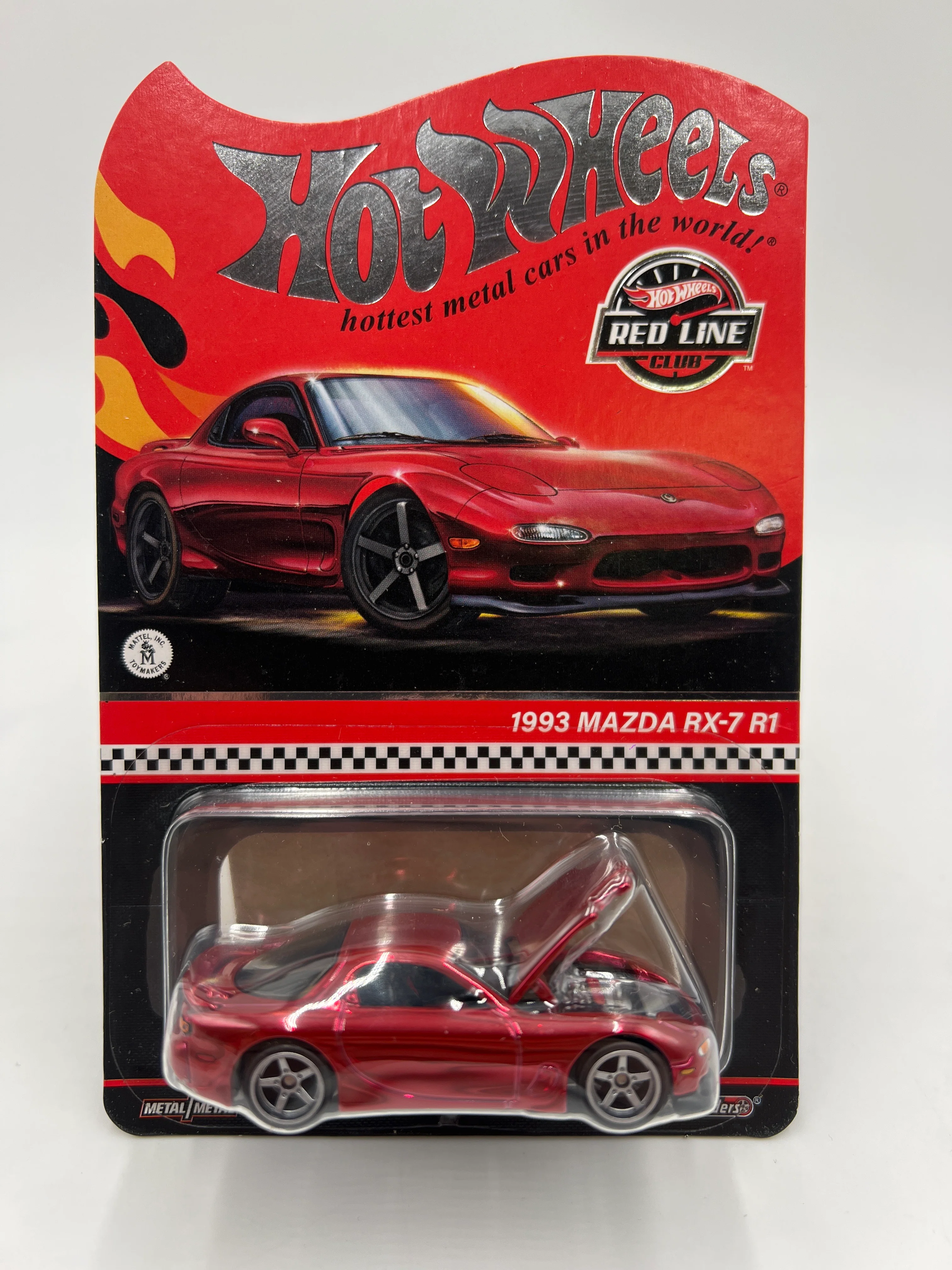 2024 Hot Wheels RLC 1993 Mazda RX-7 R1 Red W/Protector - Image 2