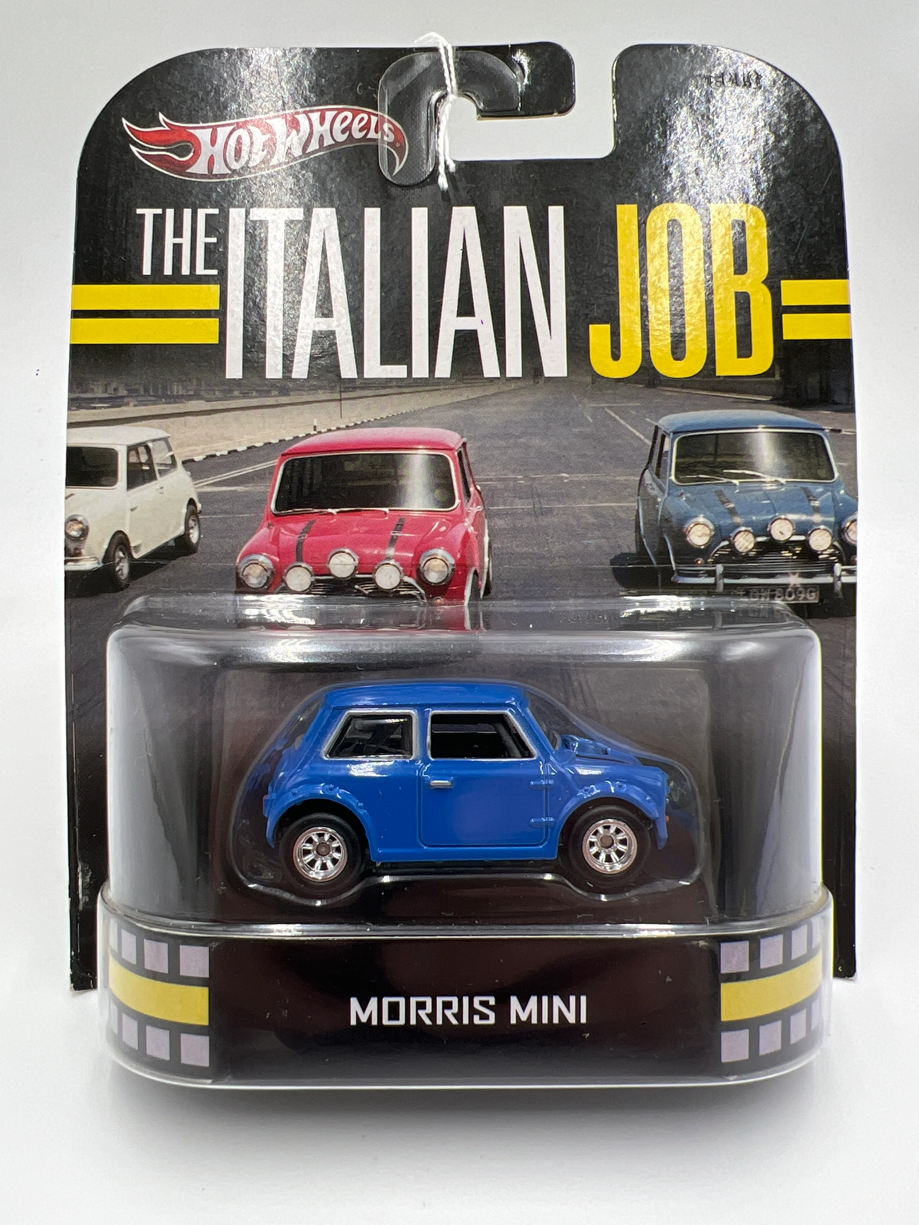 Hot Wheels Retro Entertainment The Italian Job Morris Mini Blue 243D - Image 2